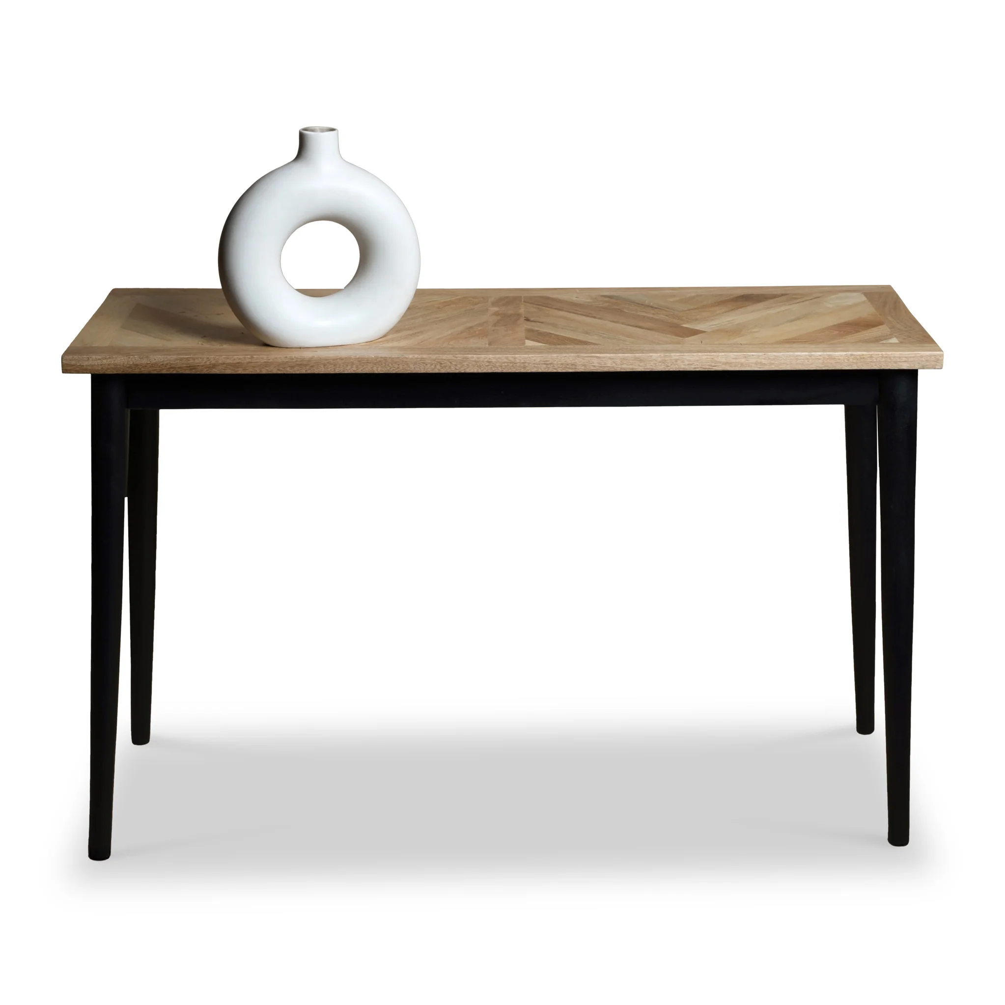 Maeko Parquet Mango Wood Console Table - Image 5
