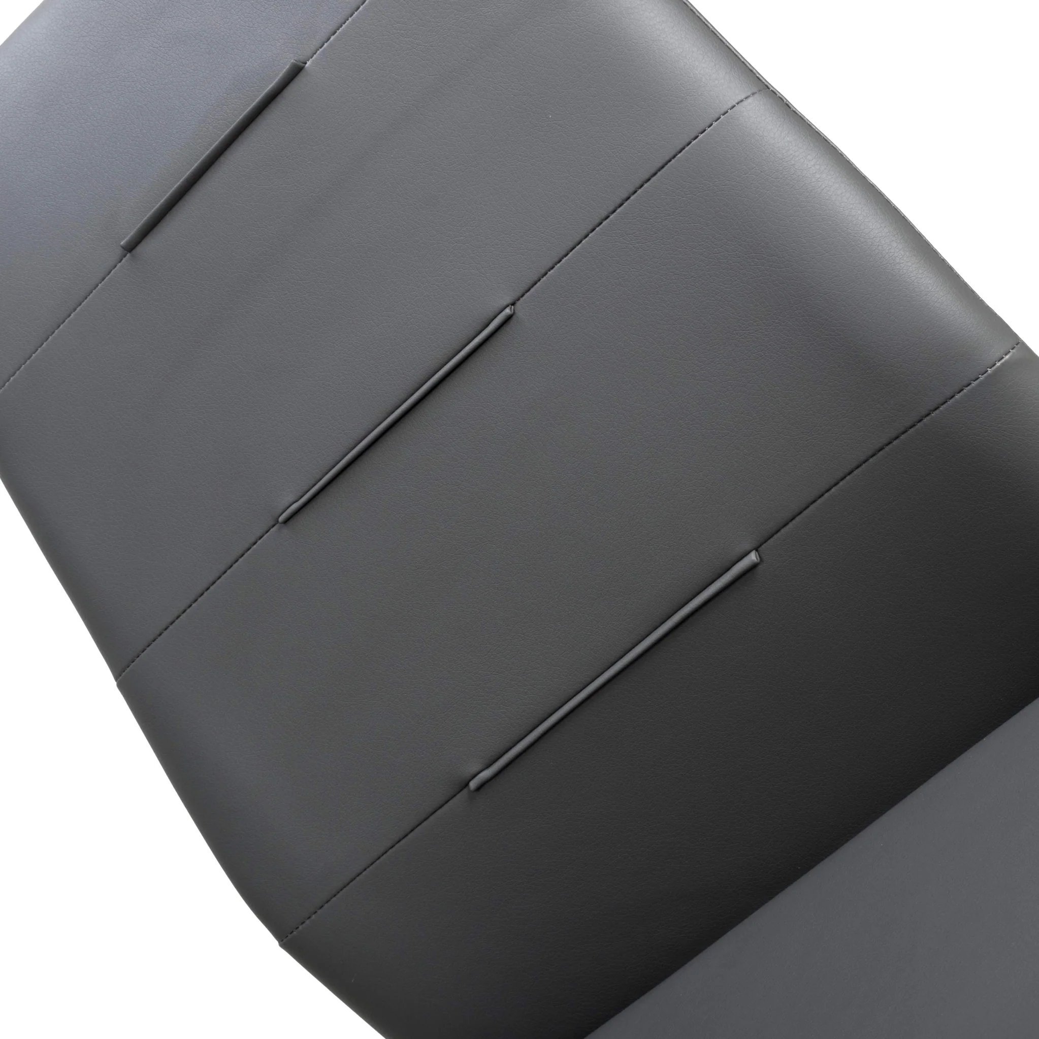 Maela Grey Faux Leather Dining Chair - Image 3