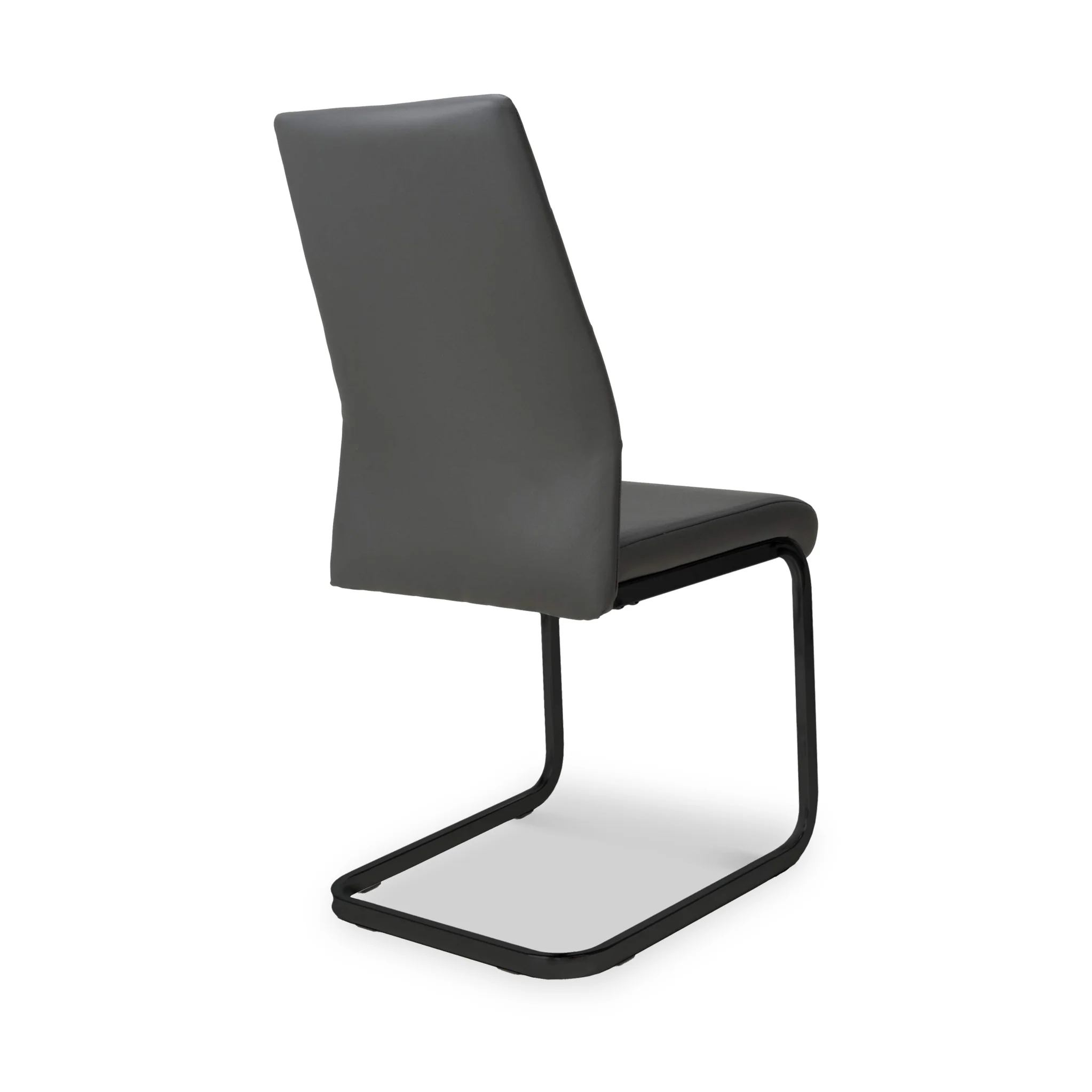Maela Grey Faux Leather Dining Chair - Image 5