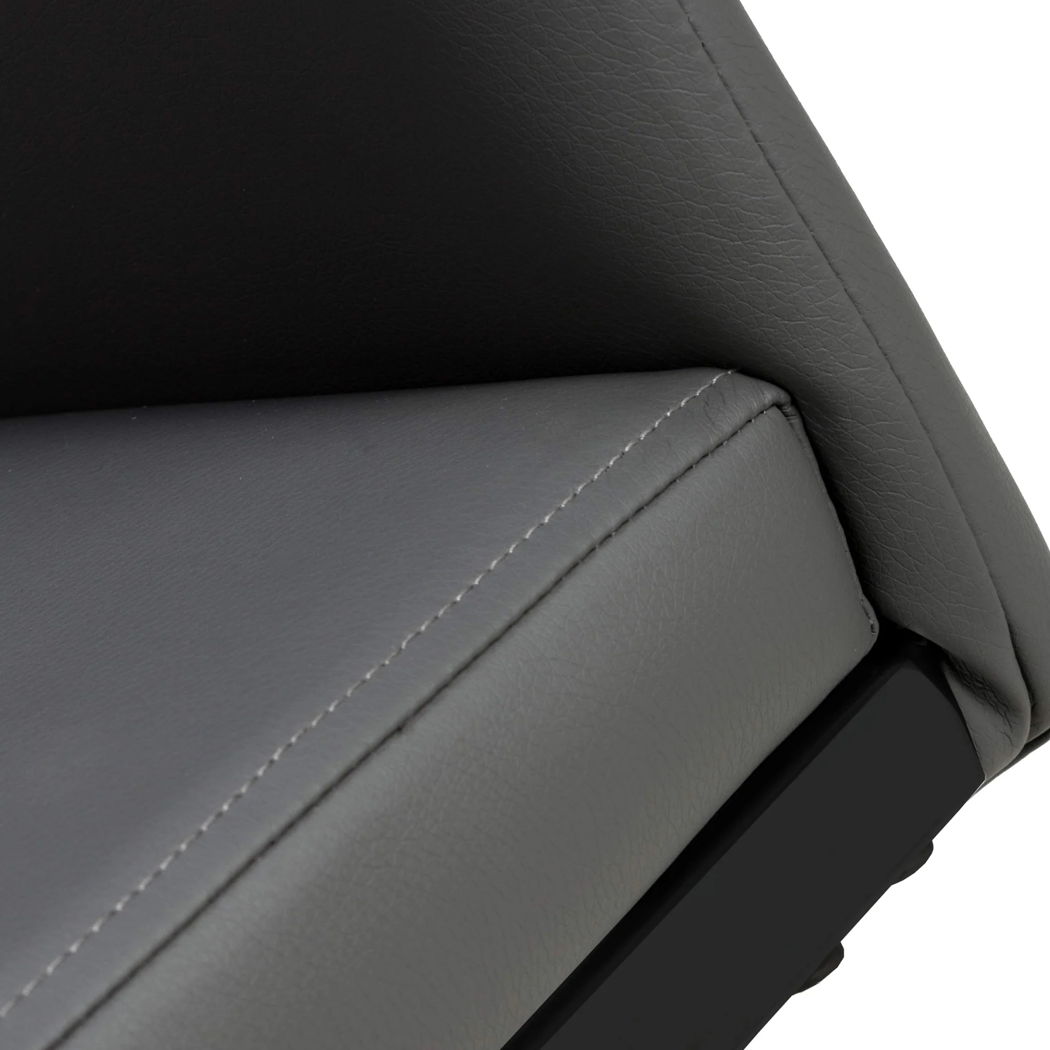 Maela Grey Faux Leather Dining Chair - Image 9