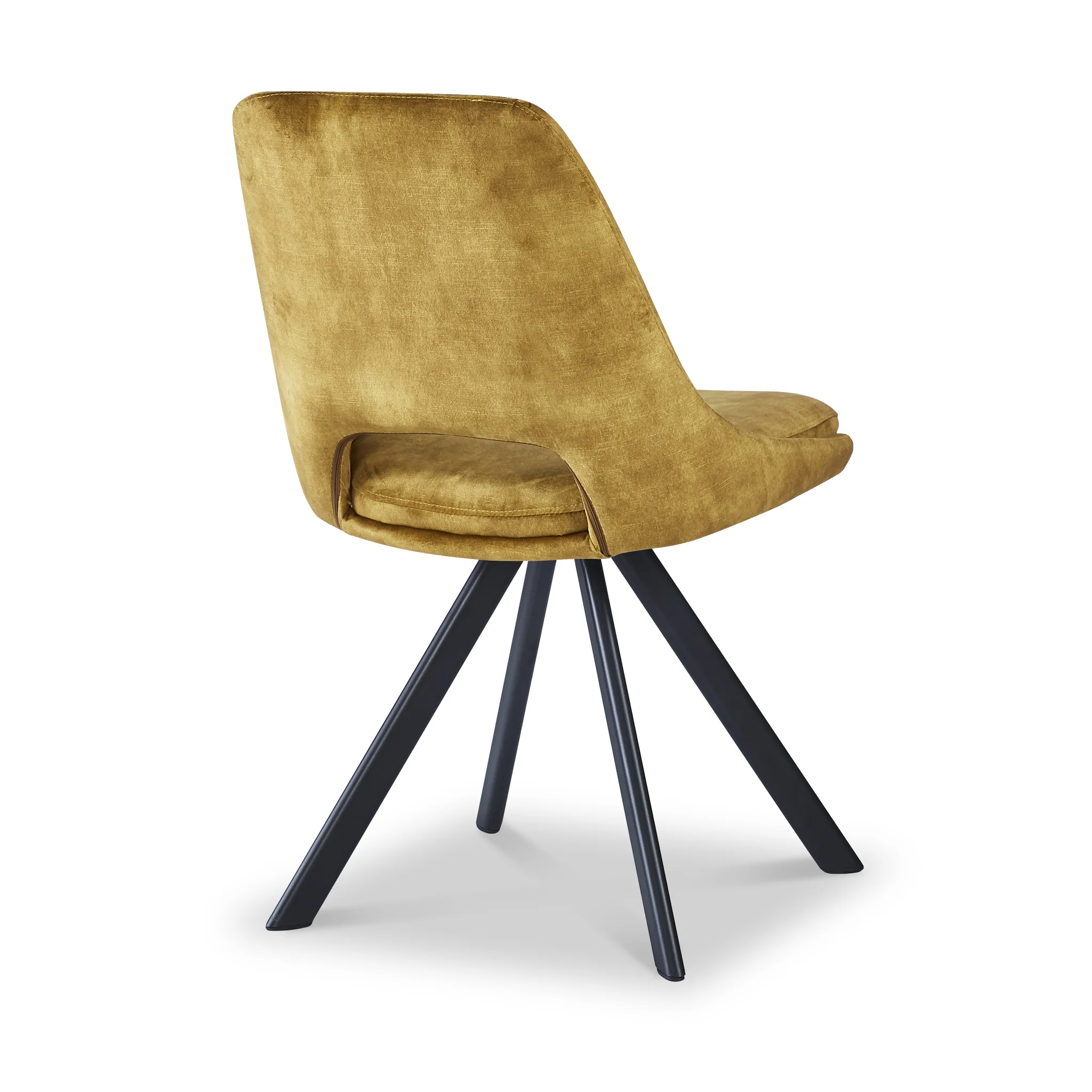 Malvern Velvet Swivel Dining Chair - Image 13