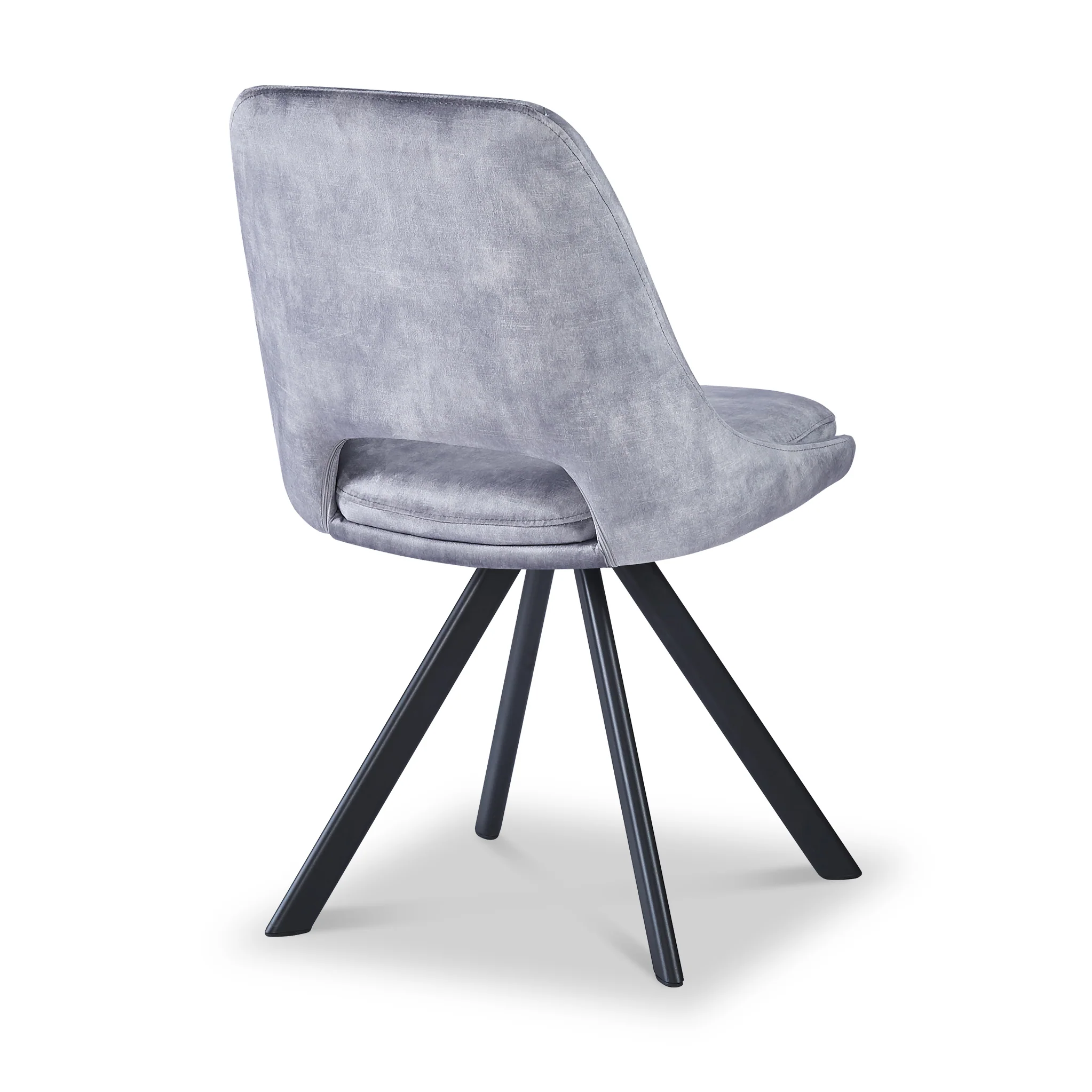 Malvern Velvet Swivel Dining Chair - Image 9