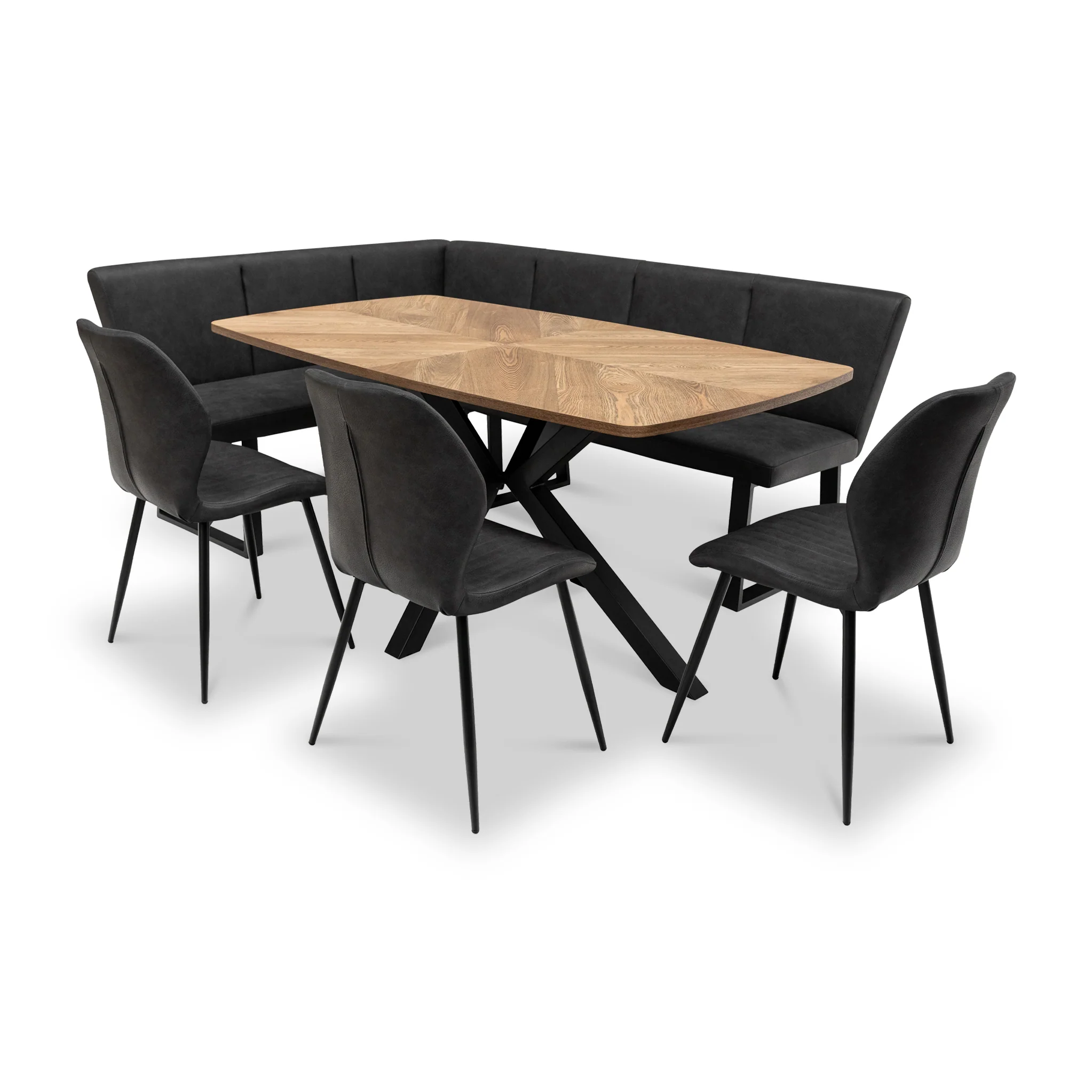 Manuelle Faux Leather Dining Chair - Image 5