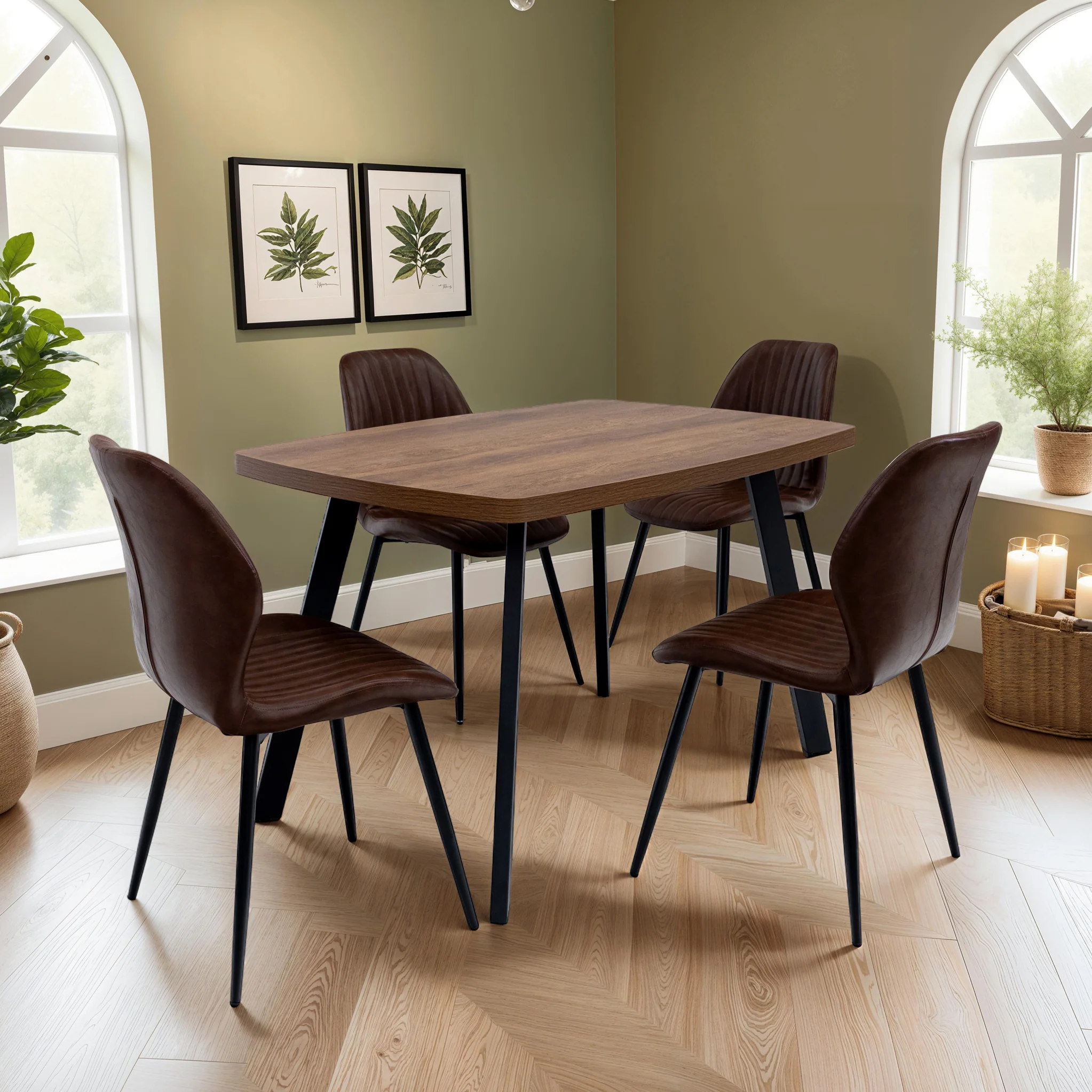 Manuelle Faux Leather Dining Chair - Image 8