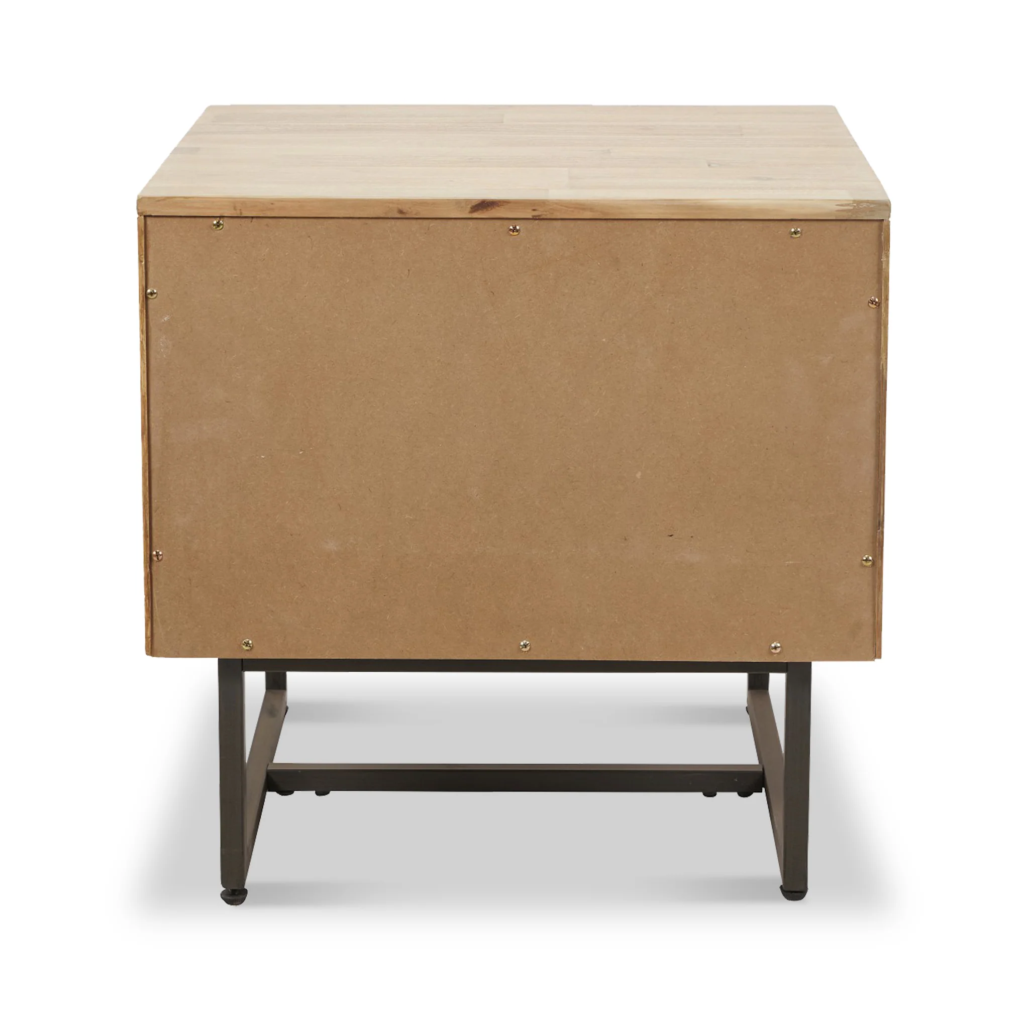 Marca Sand Wash Acacia 1 Drawer Bedside Table - Image 3
