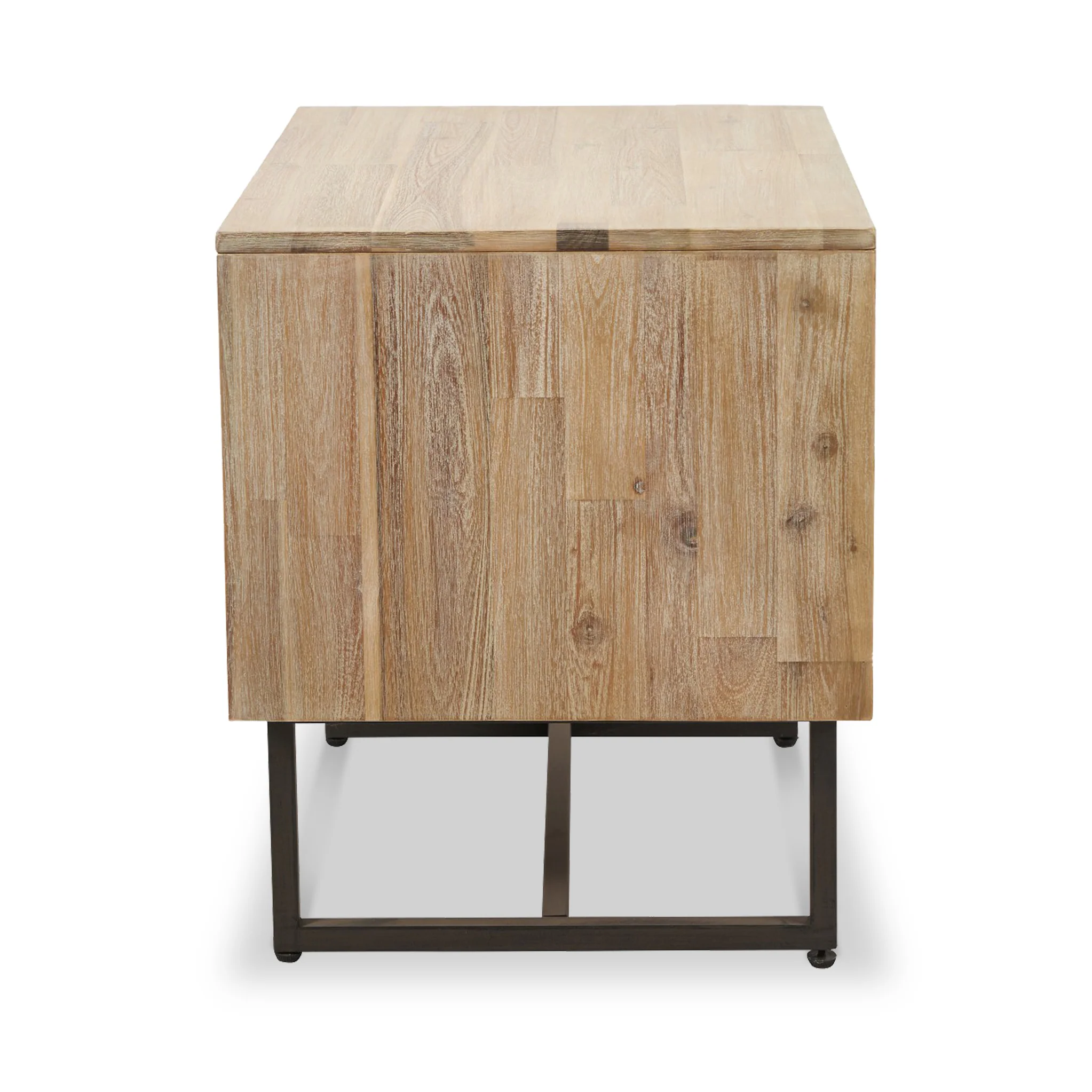 Marca Sand Wash Acacia 1 Drawer Bedside Table - Image 7