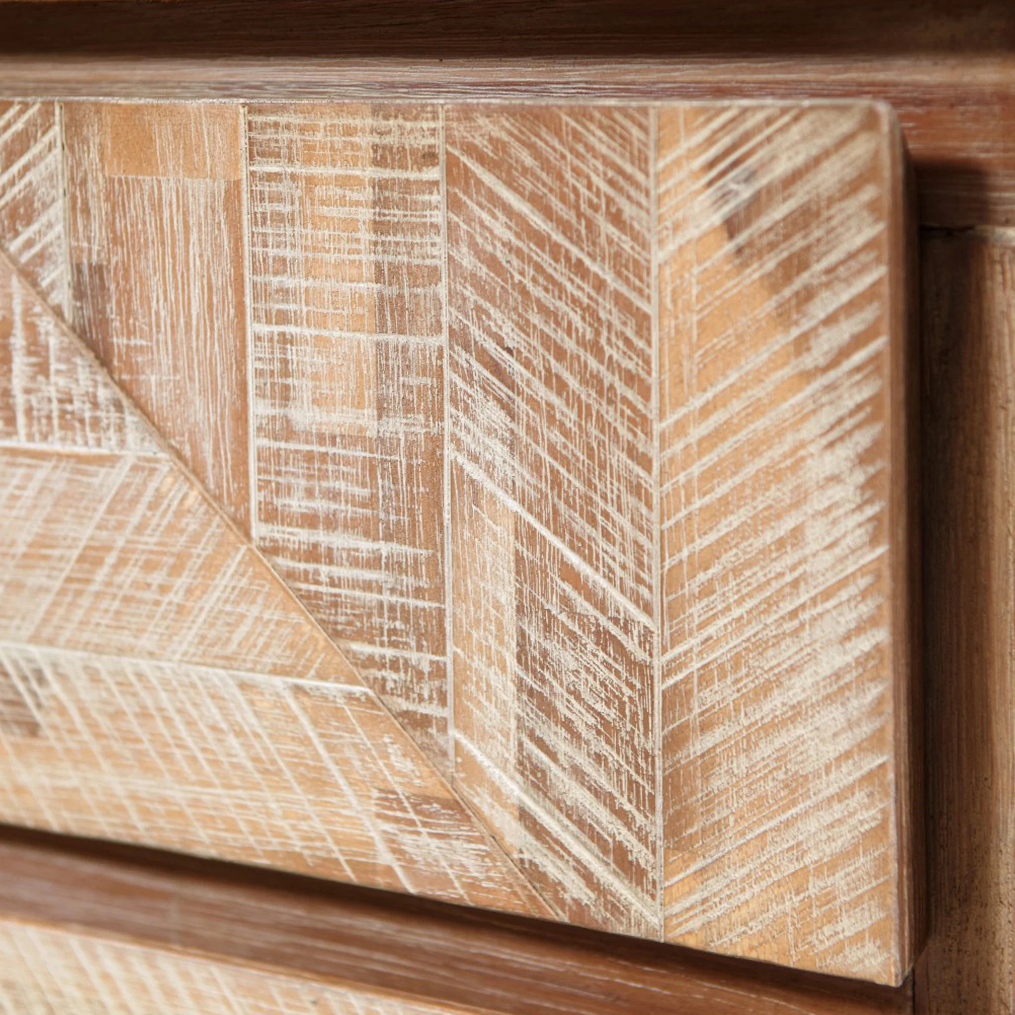 Marca Sand Wash Acacia 3 Drawer Chest - Image 6