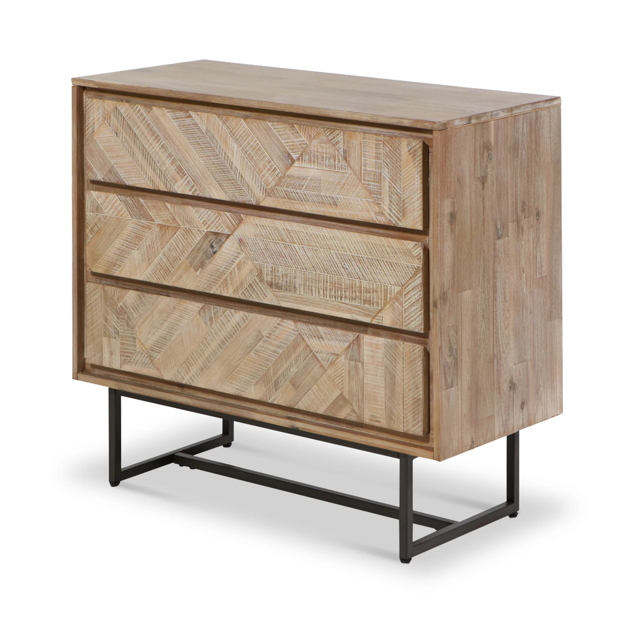 Marca Sand Wash Acacia 3 Drawer Chest - Image 9