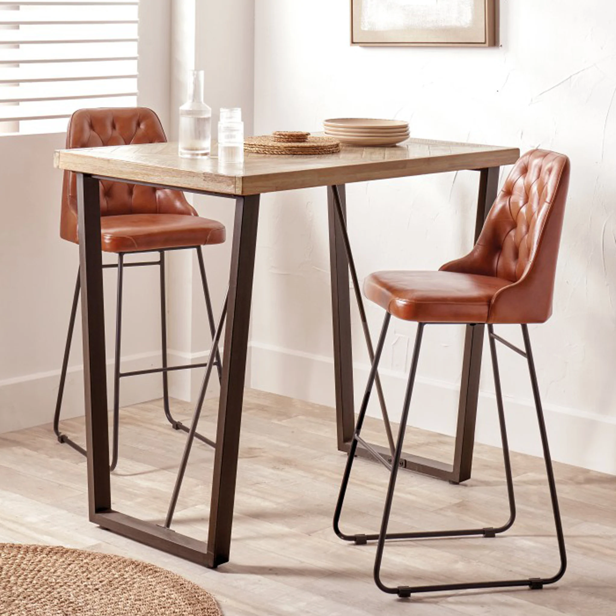 Marca Sand Wash Acacia Bar Table - Image 2