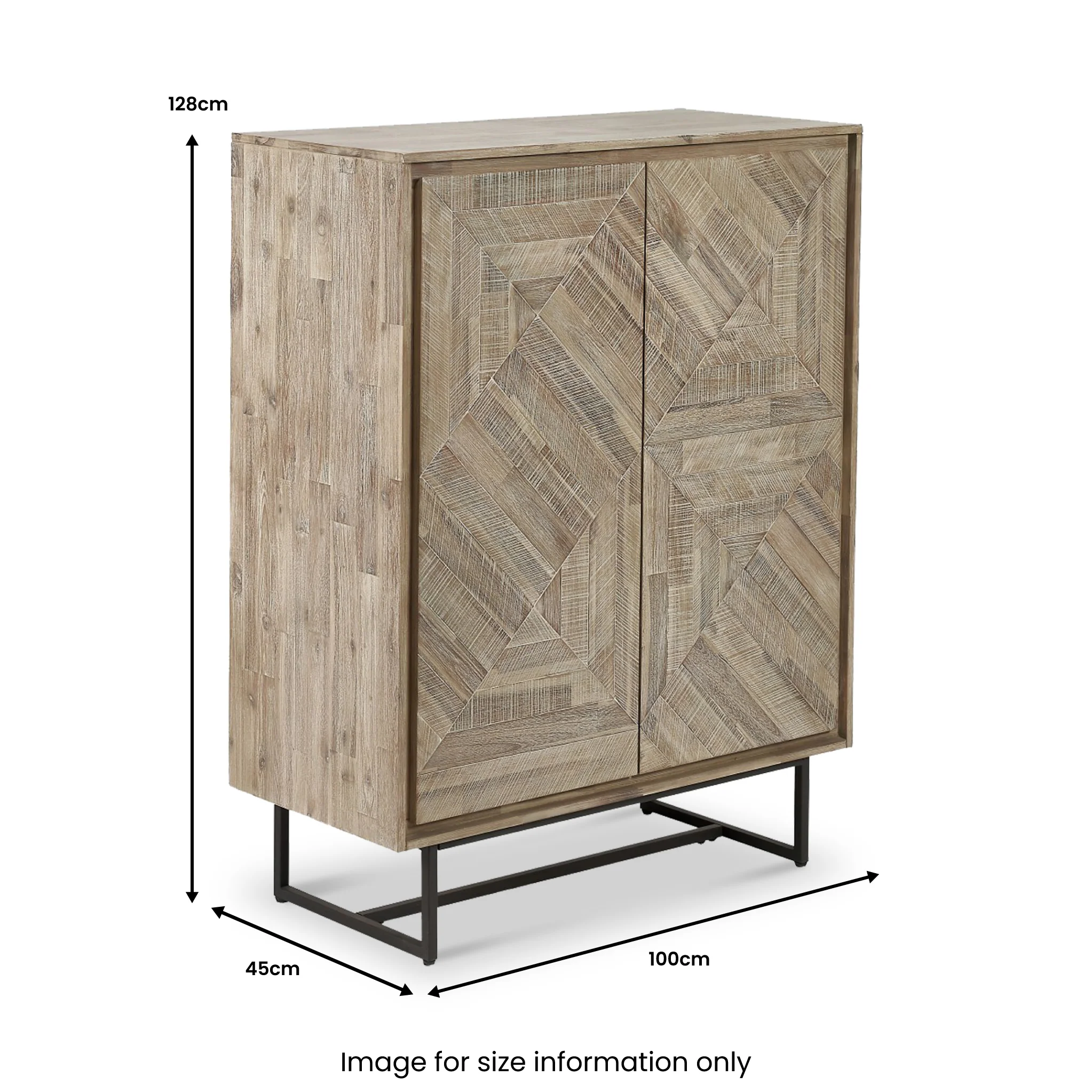 Marca Sand Wash Acacia Cupboard - Image 9