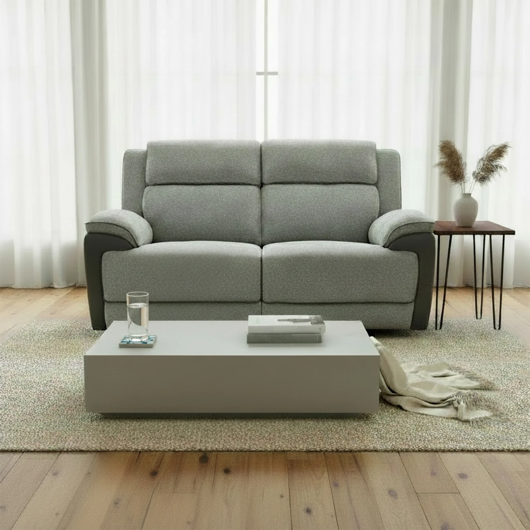 Marcell Power Recliner 2 Seater Sofa - Image 2