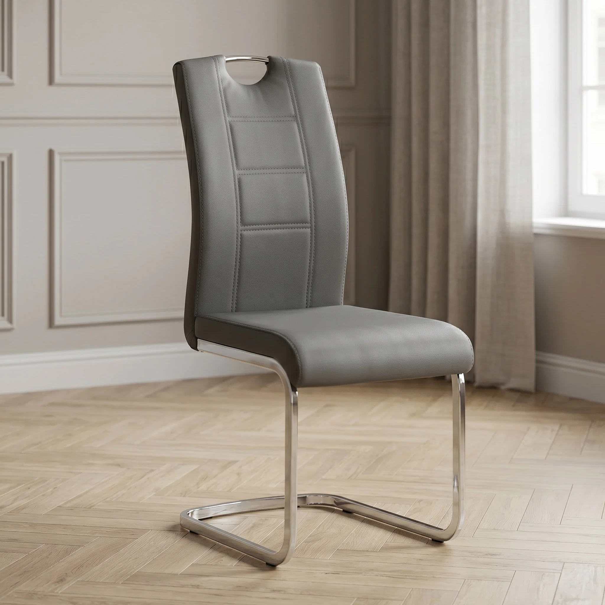 Marco Faux Leather Dining Chair - Image 2