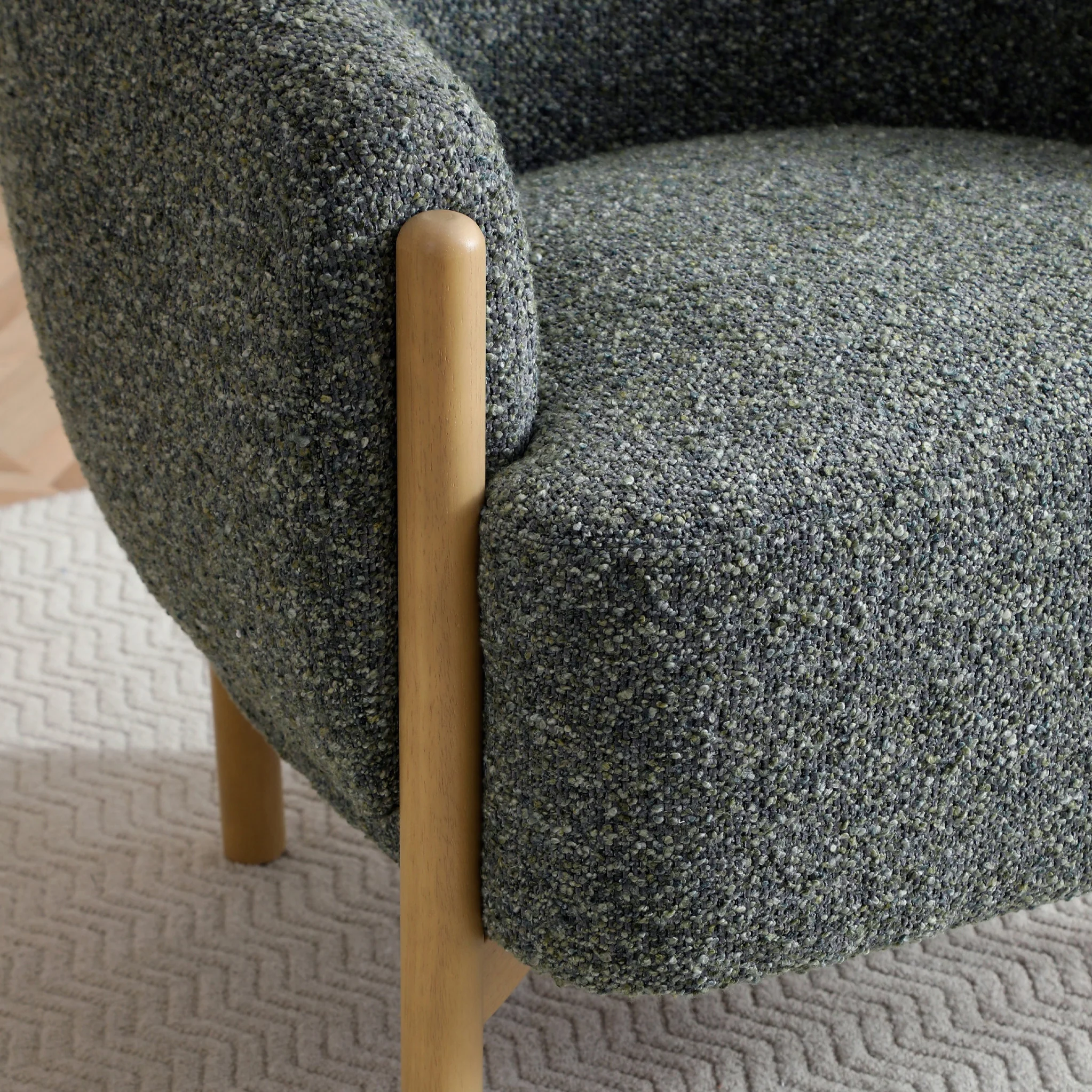 Mareen Boucle Accent Chair - Image 13