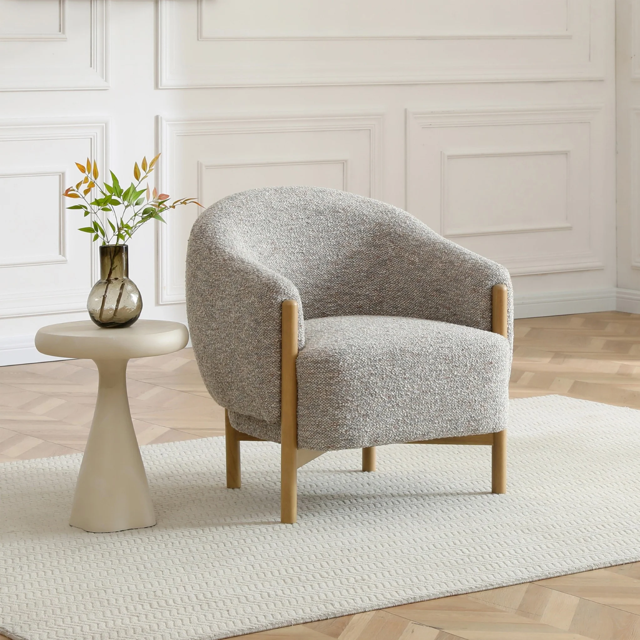 Mareen Boucle Accent Chair - Image 19