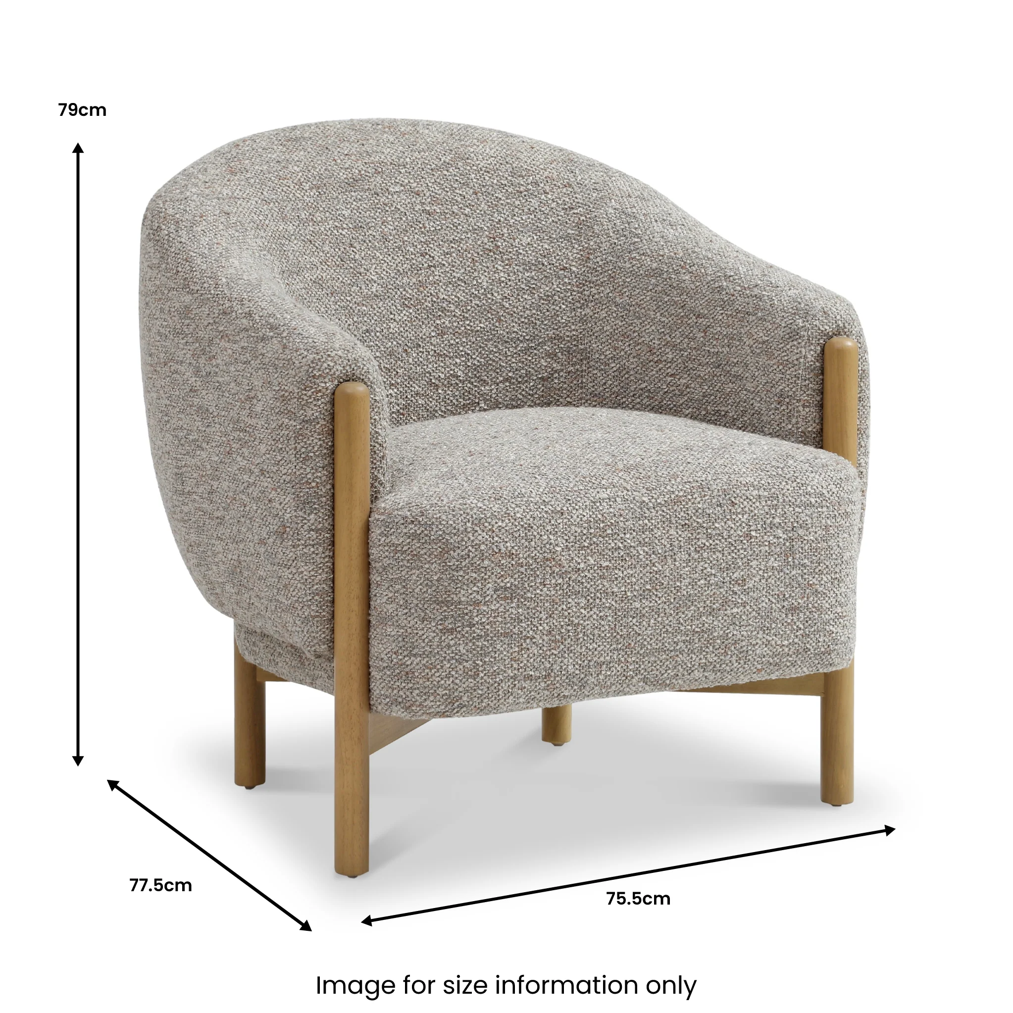 Mareen Boucle Accent Chair - Image 27
