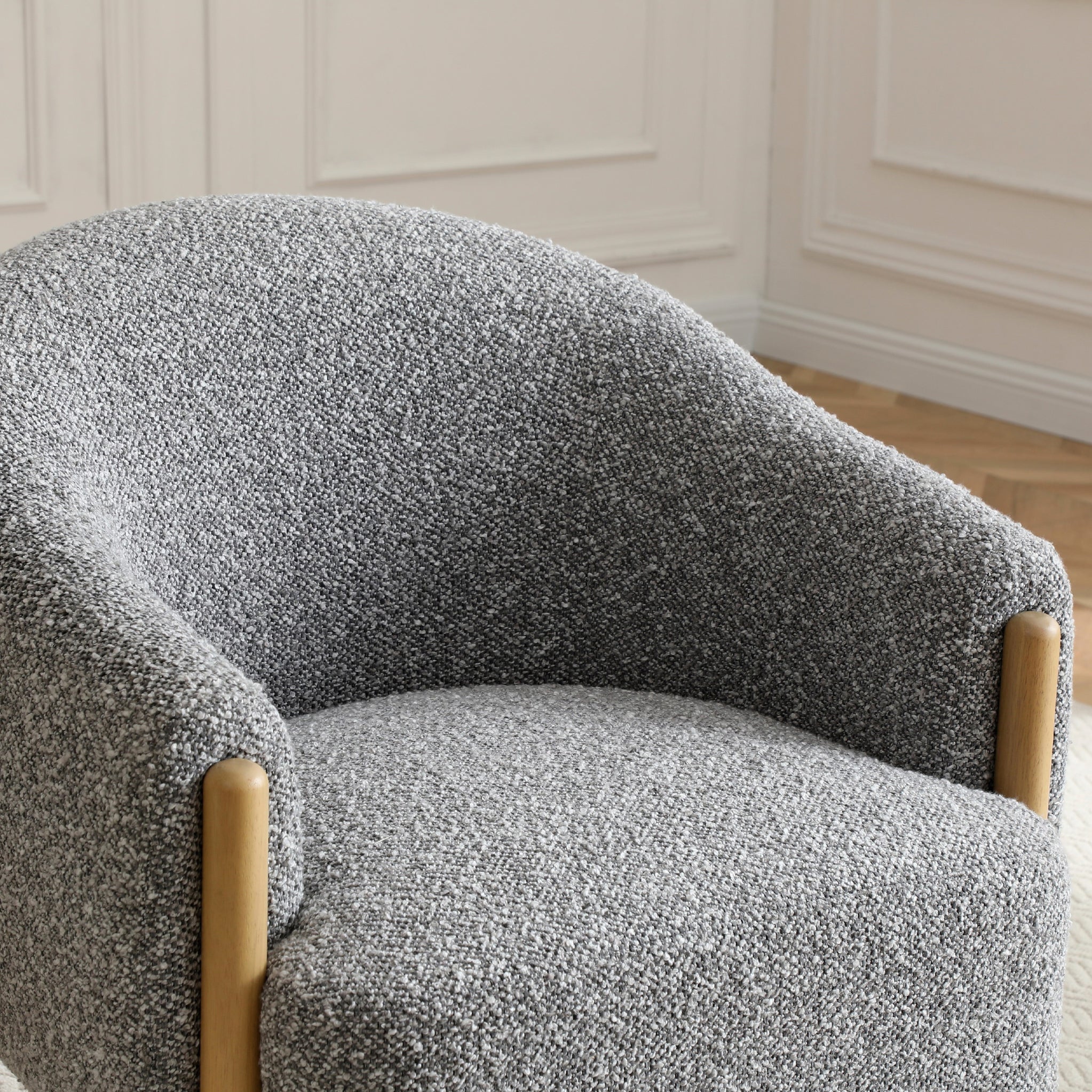 Mareen Boucle Accent Chair - Image 5