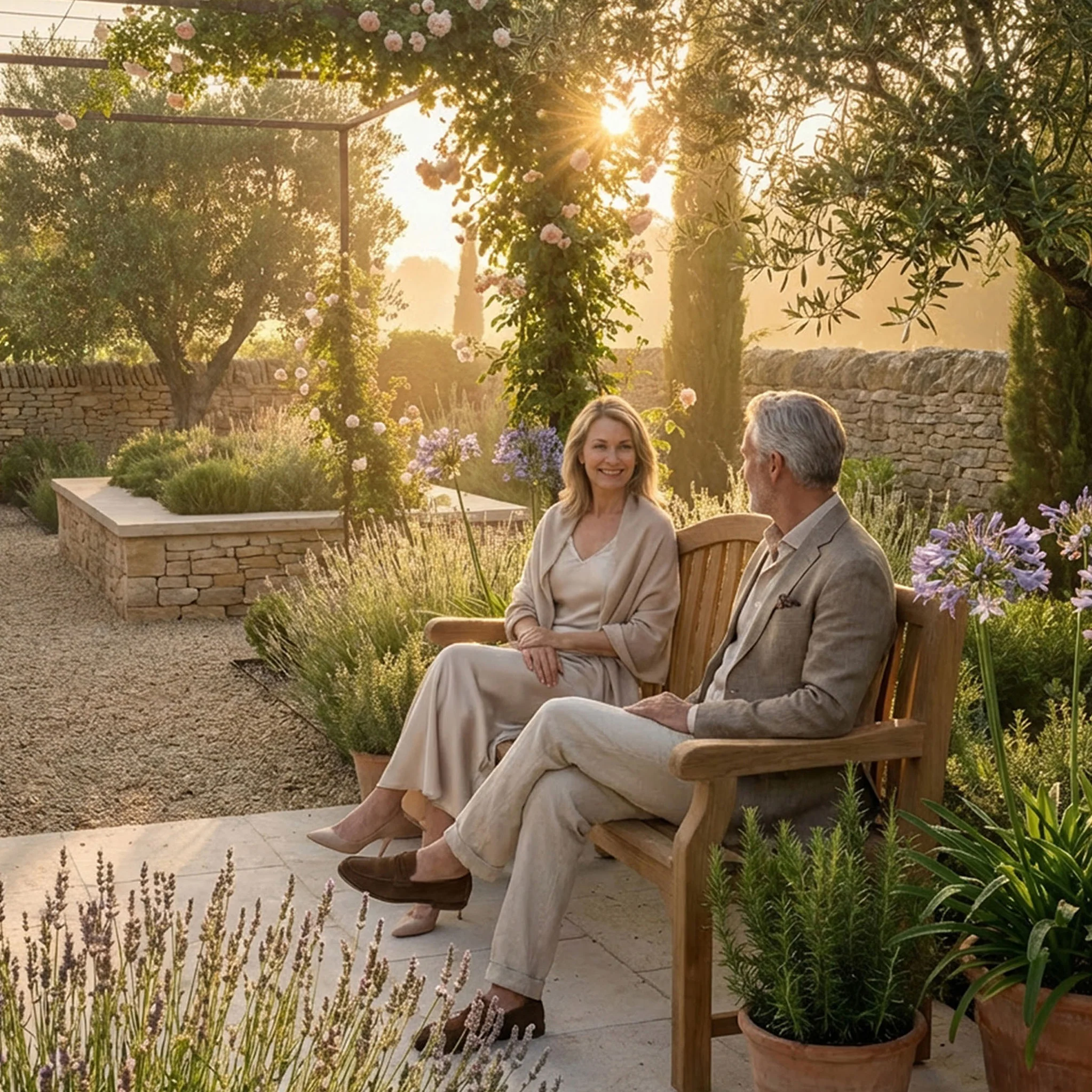 Maria 180cm 3 Seater Acacia Garden Bench - Image 3