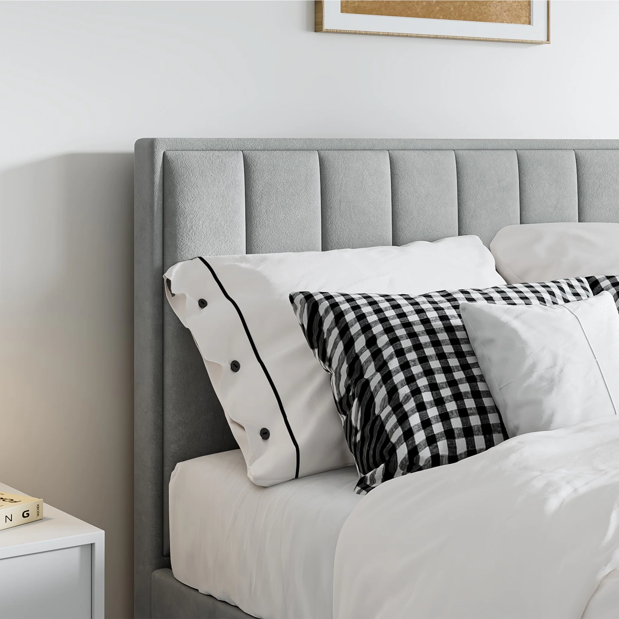 Marilyn Velvet Ottoman Storage Bed - Image 3