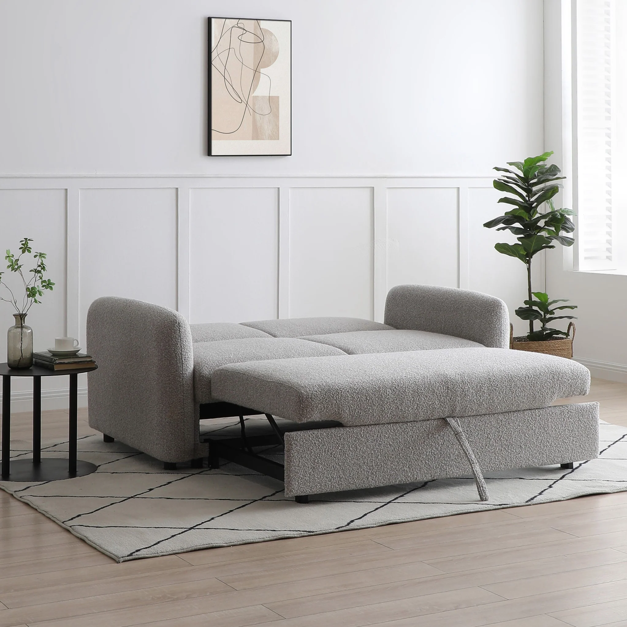 Marla Soft Boucle 2 Seater Sofa Bed - Image 11