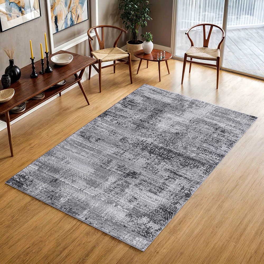 Marley Distressed Abstract Design Rug - Image 2