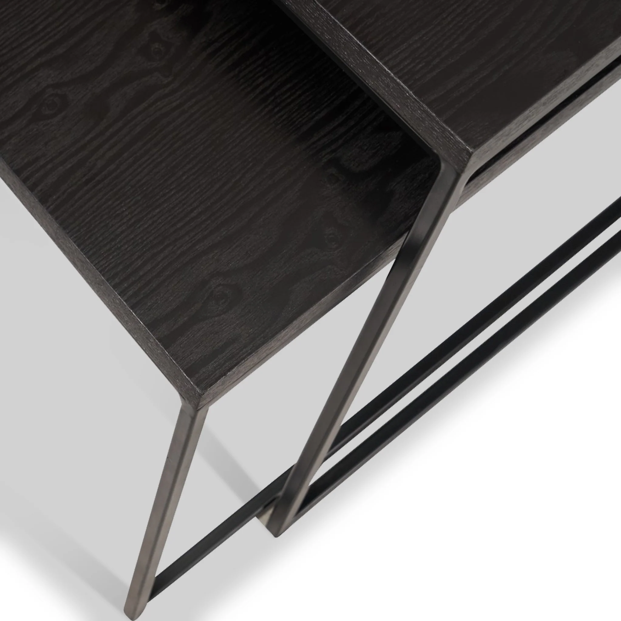 Mashiko Black Ash Effect Coffee Tables - Image 5