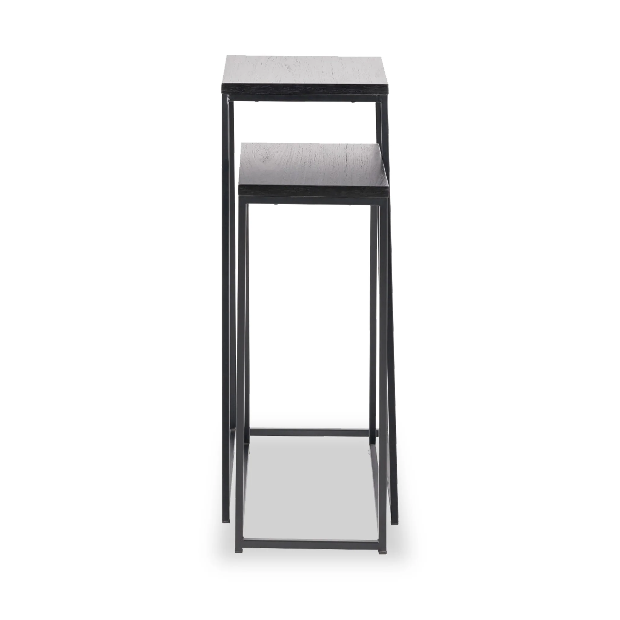 Mashiko Black Ash Effect Side Tables - Image 8