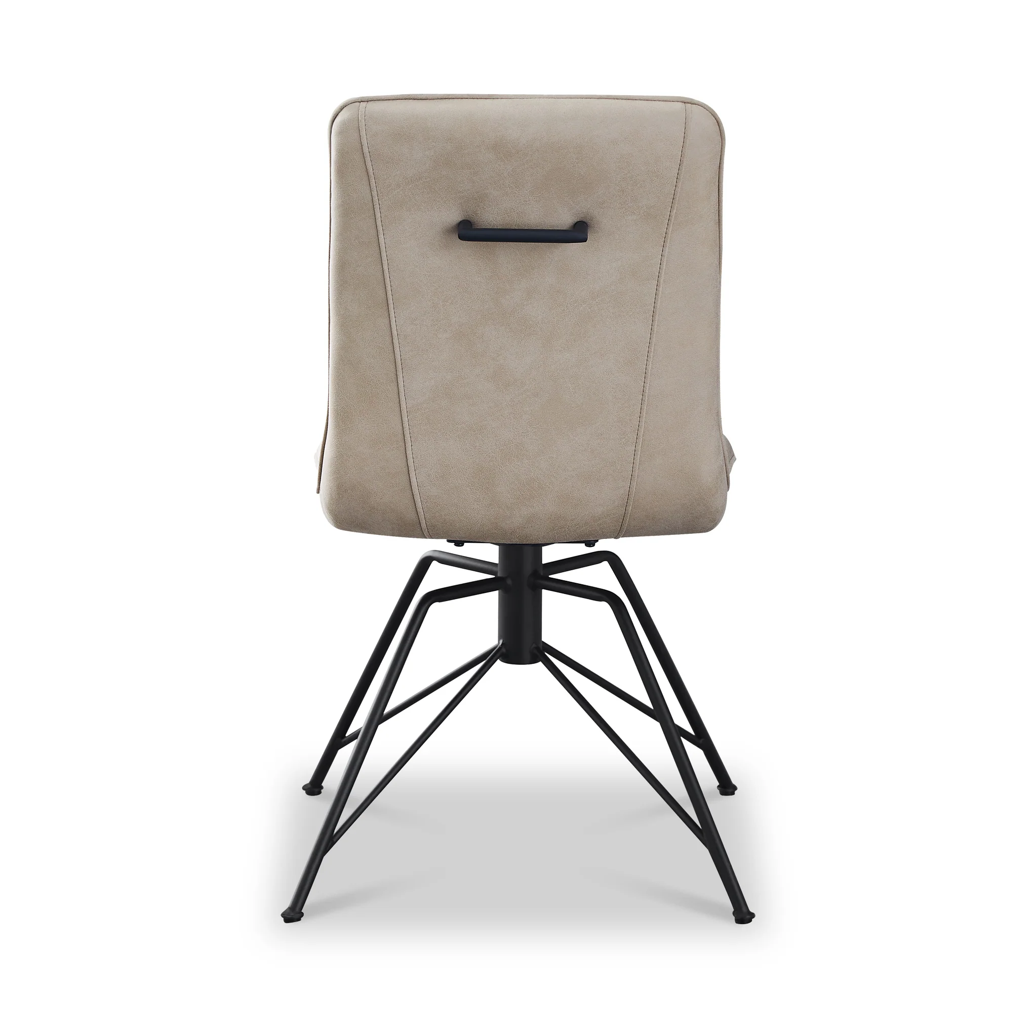 Mateo Faux Suede Swivel Dining Chair - Image 13