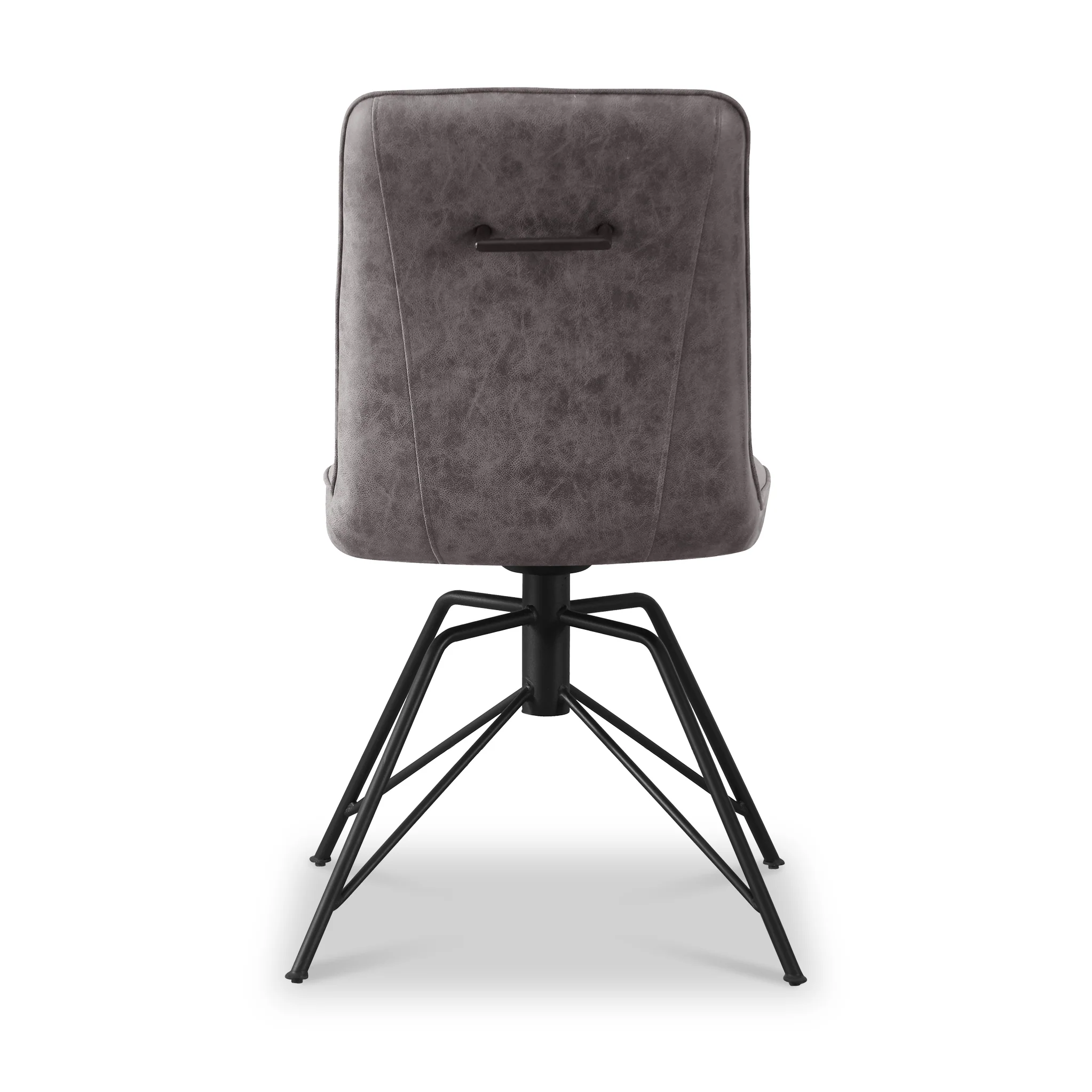 Mateo Faux Suede Swivel Dining Chair - Image 6