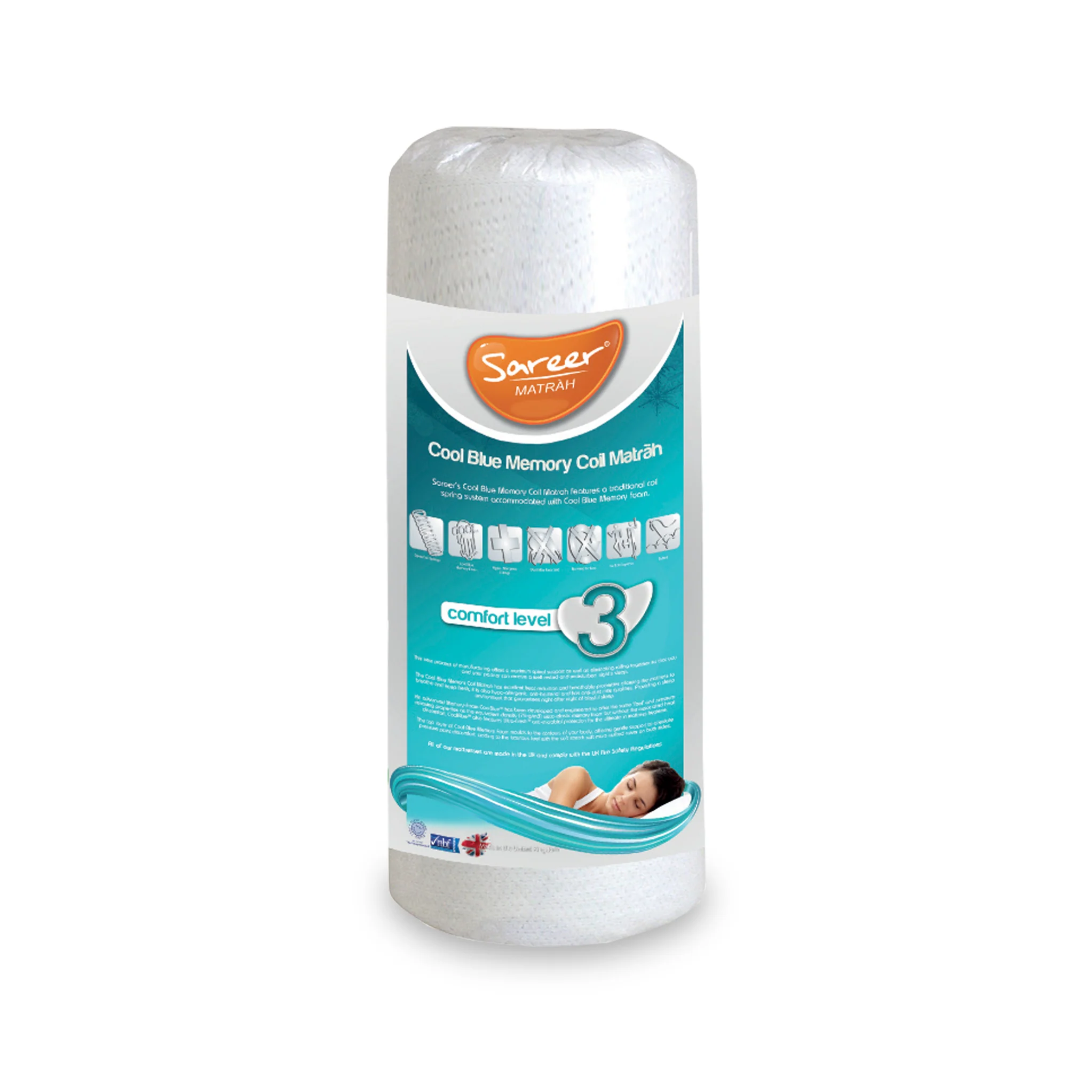 Matrah Cool Blue Memory Mattress - Image 5