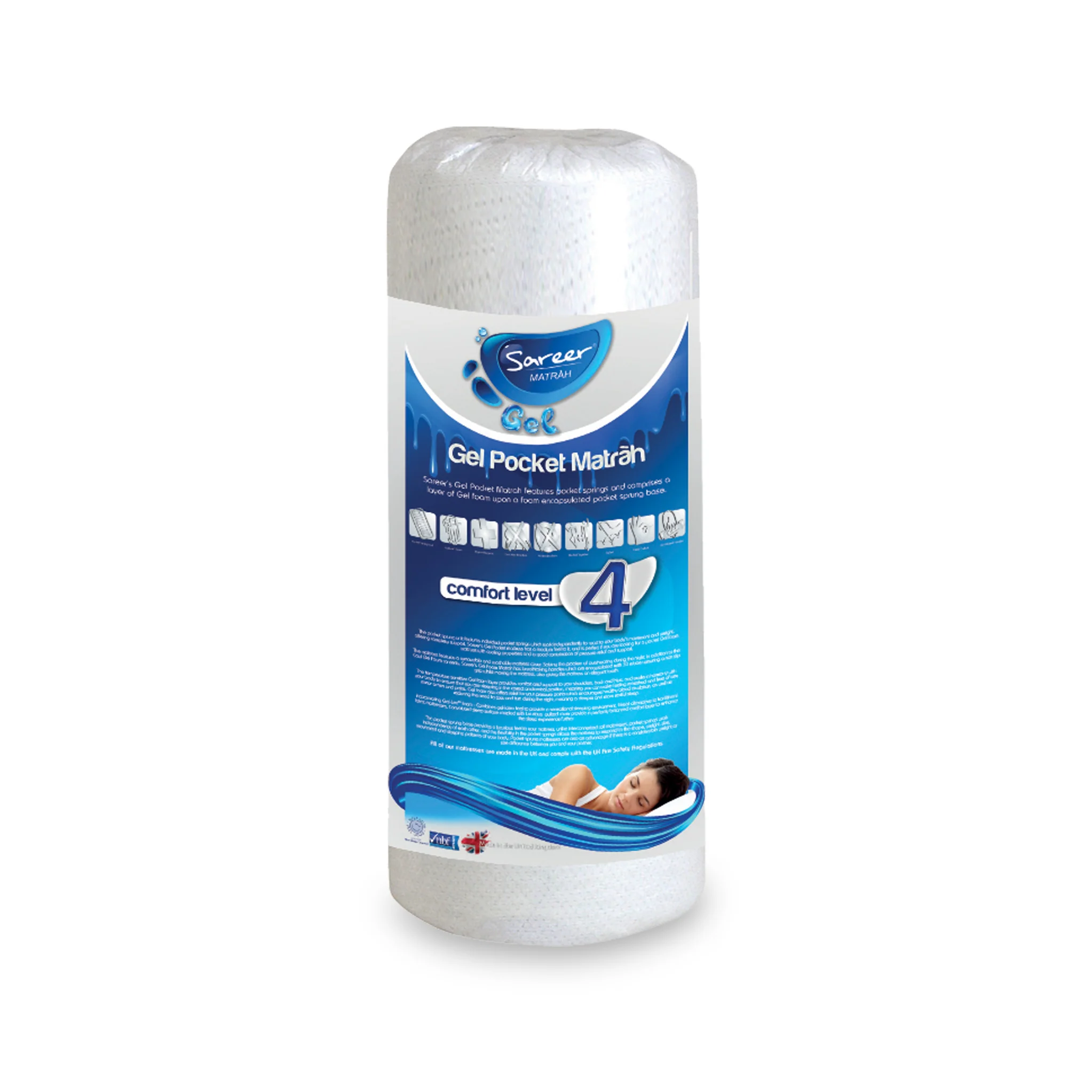 Matrah Gel Pocket Sprung Mattress - Image 5