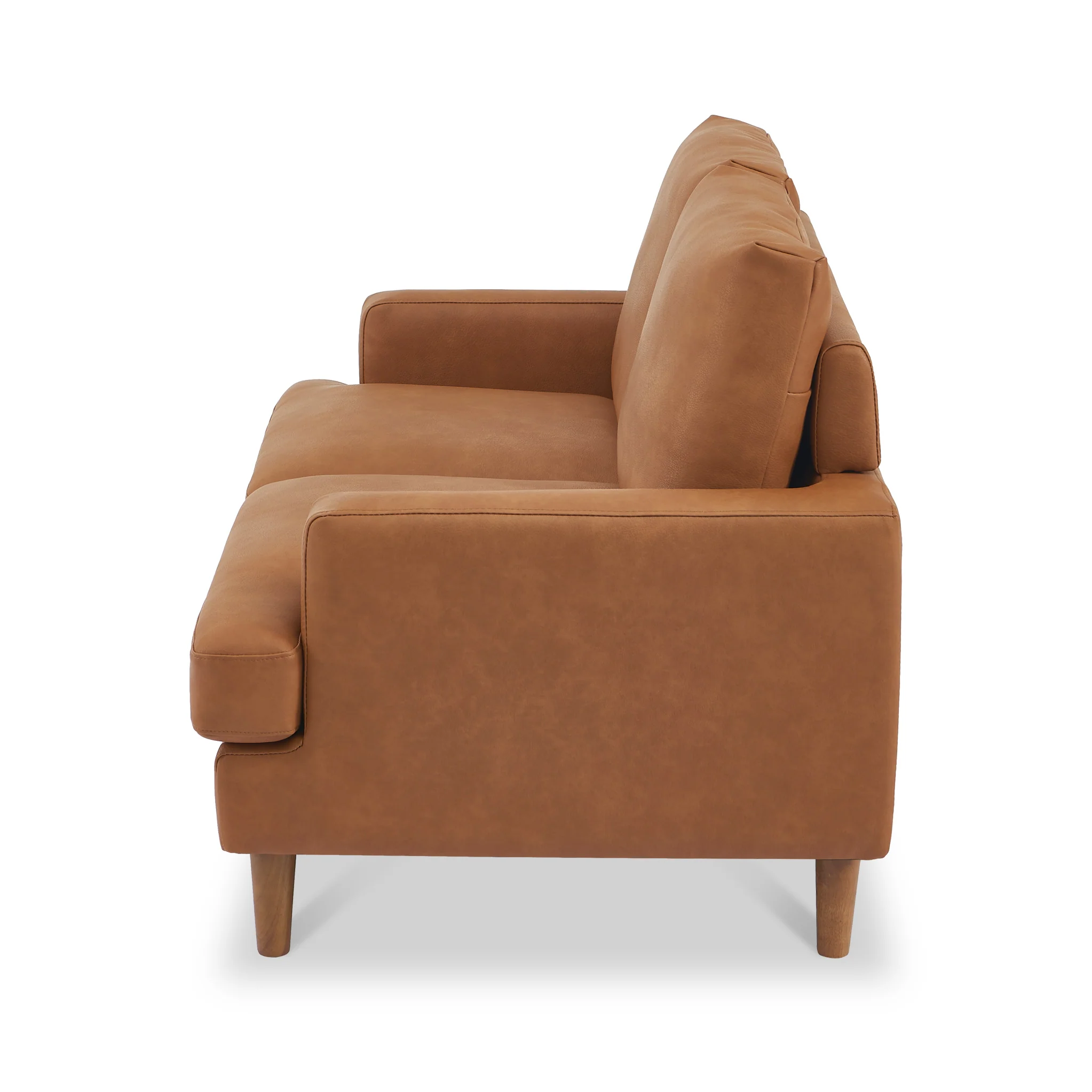 Max Faux Leather 2 Seater Sofa - Image 4