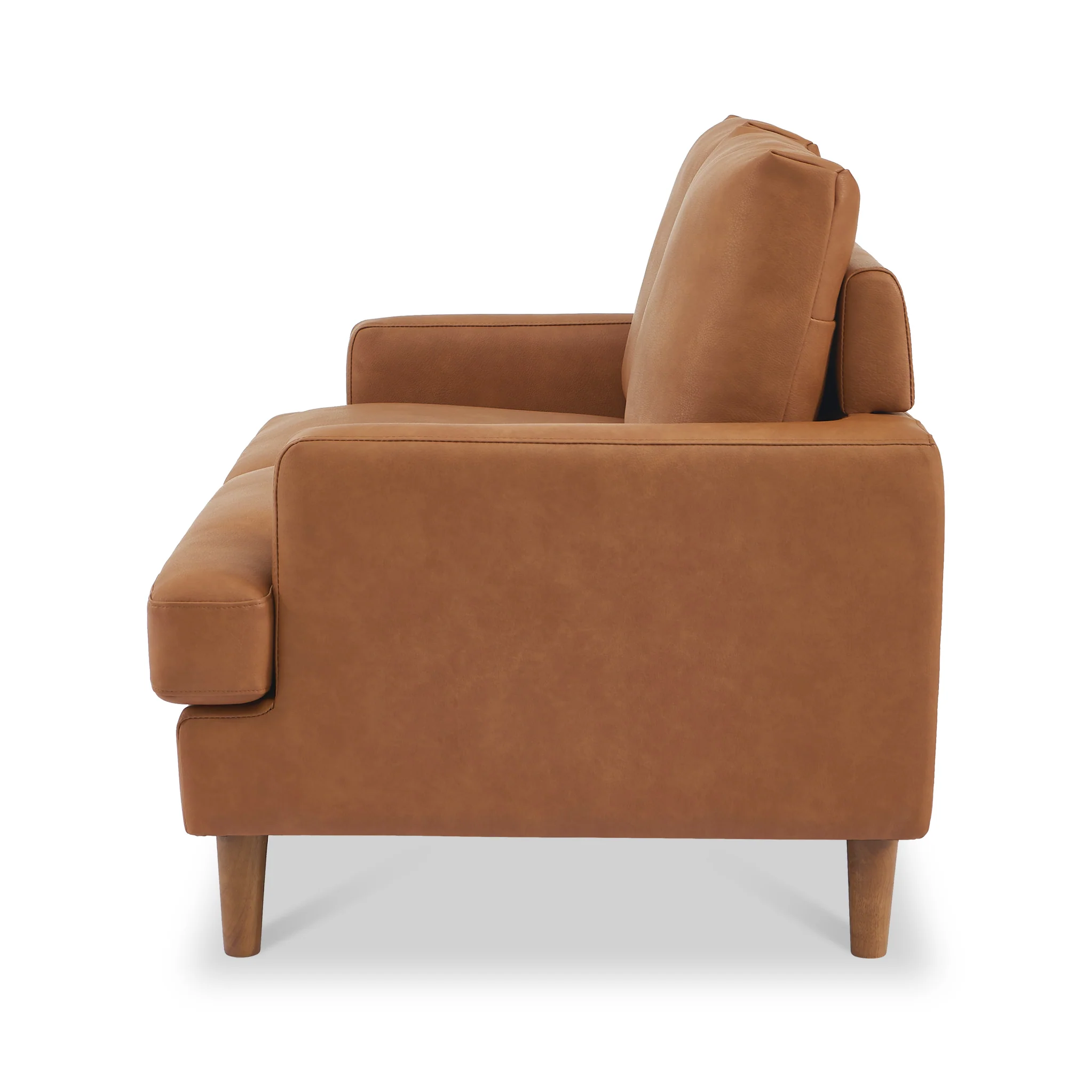 Max Faux Leather 2 Seater Sofa - Image 5