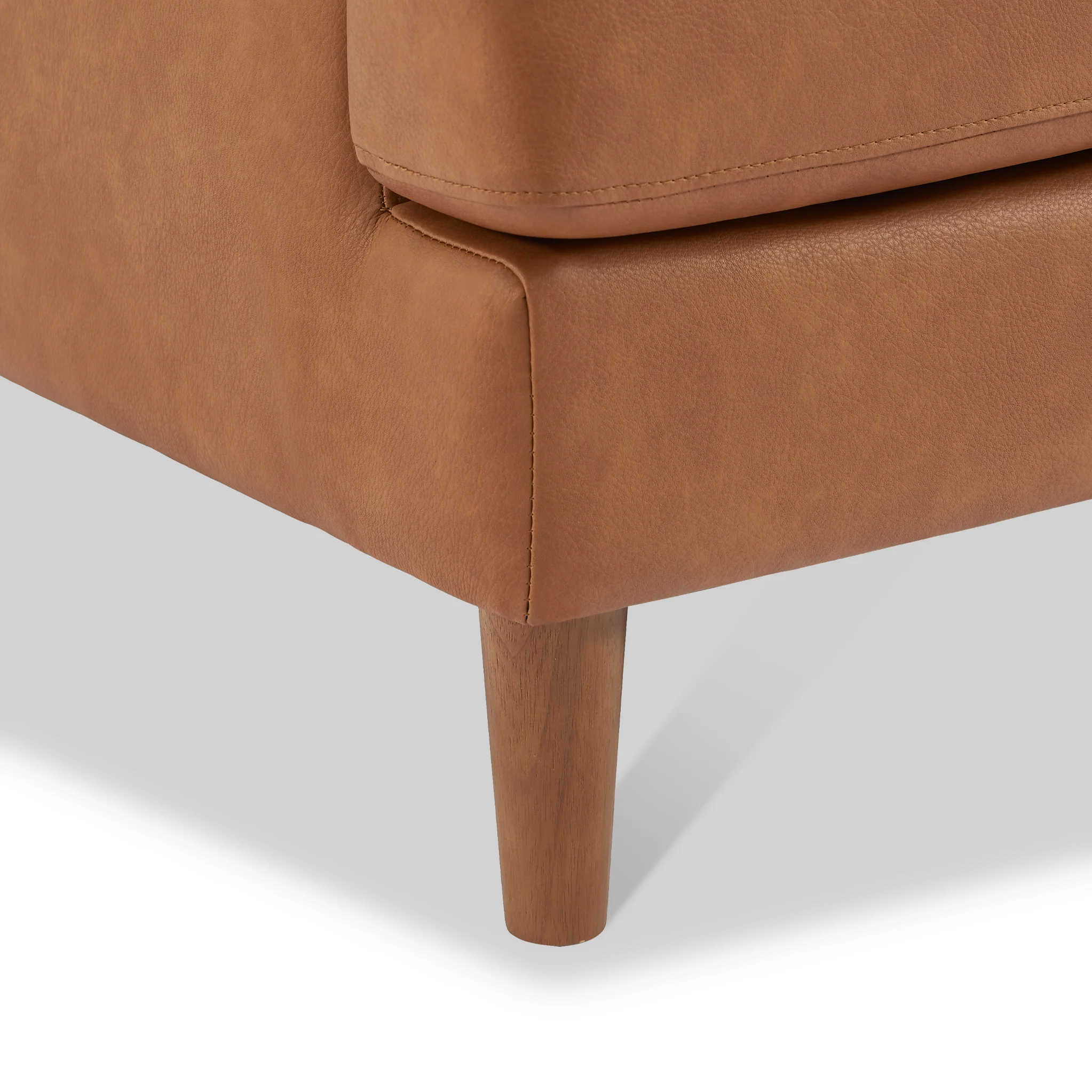 Max Faux Leather 2 Seater Sofa - Image 7