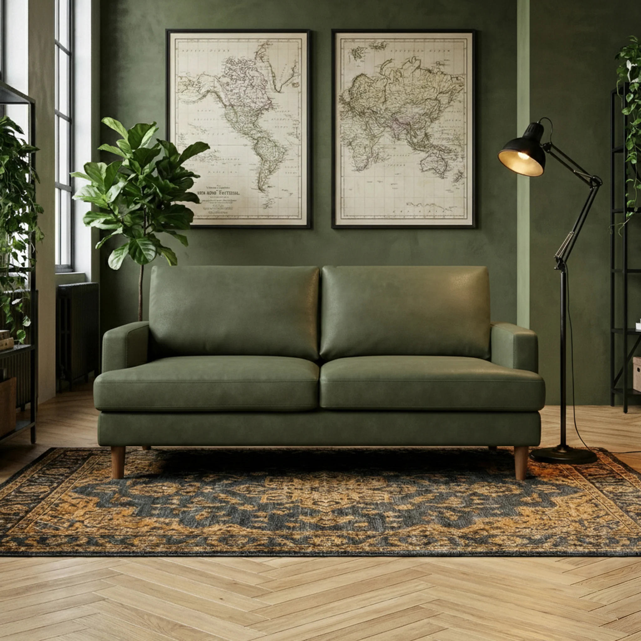 Max Faux Leather 3 Seater Sofa - Image 11