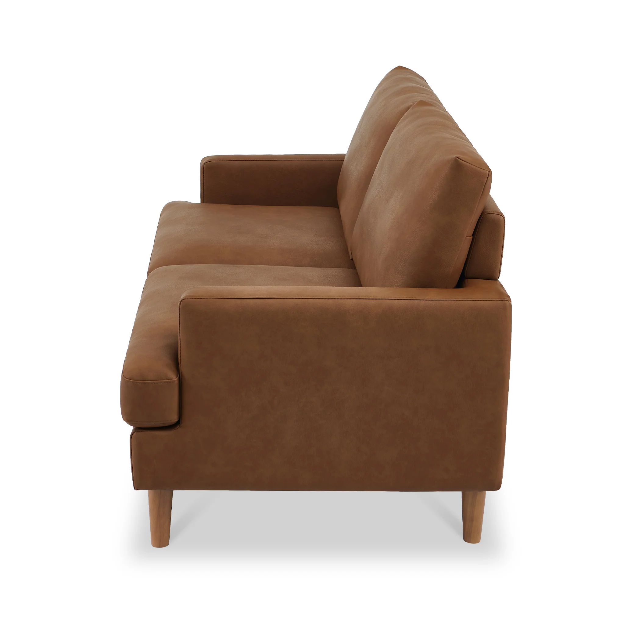 Max Faux Leather 3 Seater Sofa - Image 21