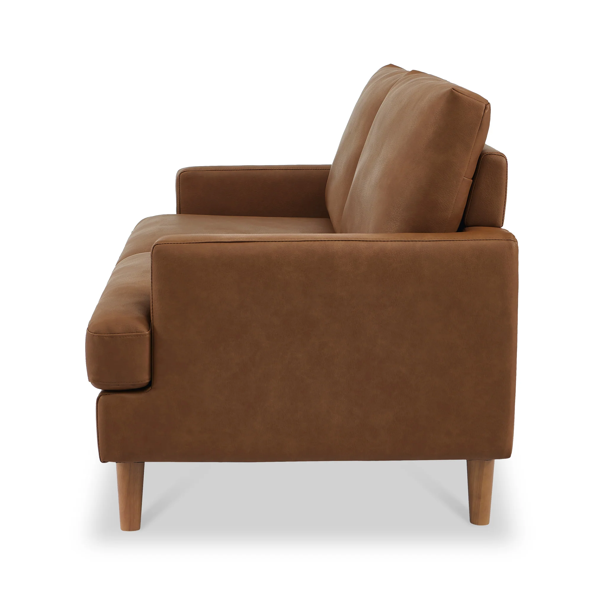 Max Faux Leather 3 Seater Sofa - Image 22