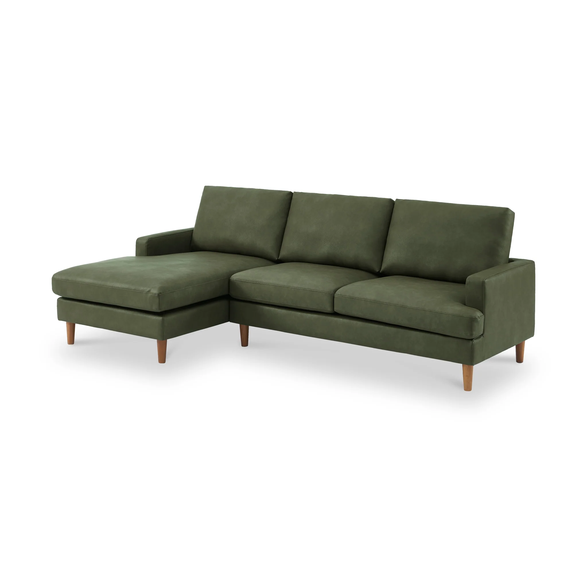 Max Faux Leather Corner Chaise Sofa - Image 15