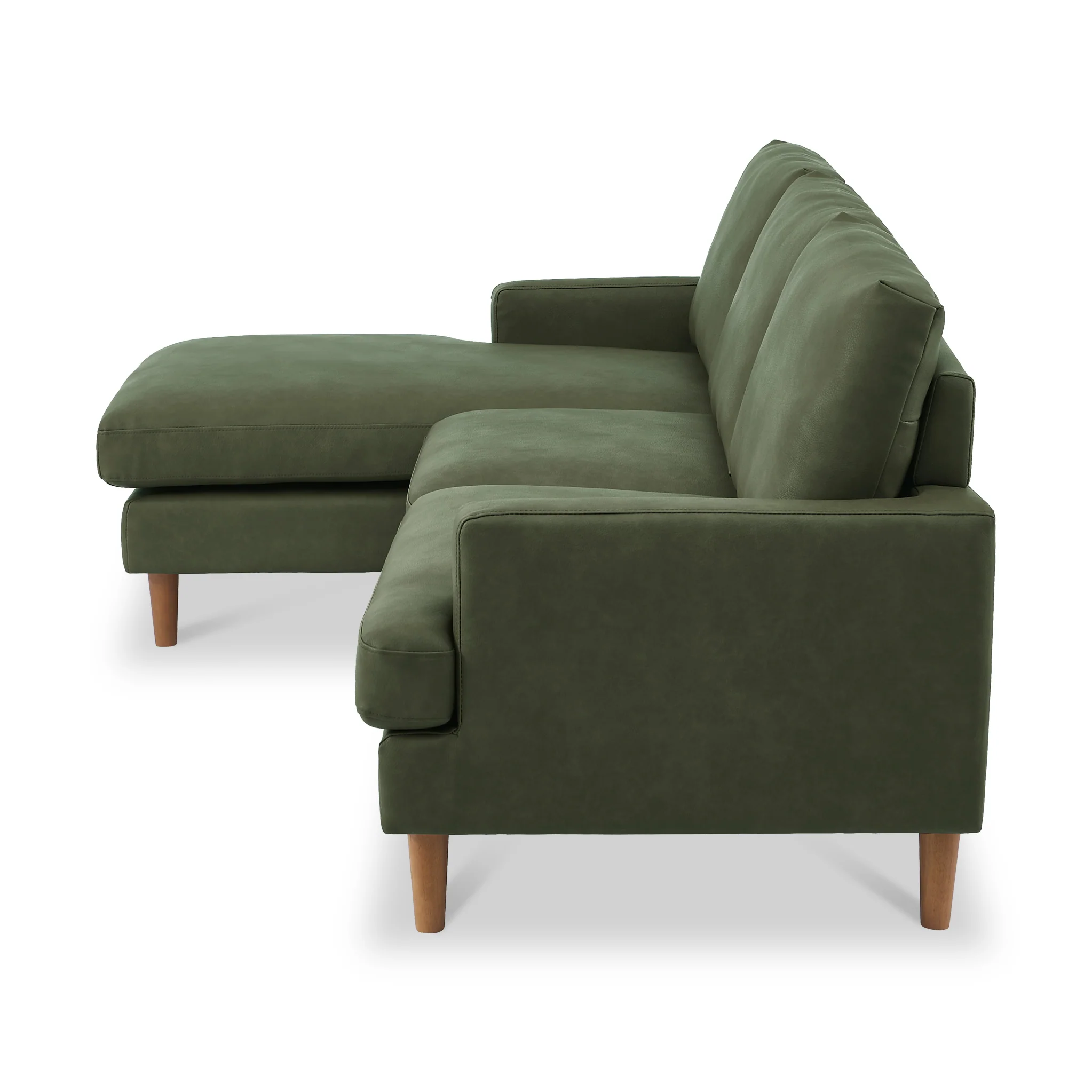 Max Faux Leather Corner Chaise Sofa - Image 16