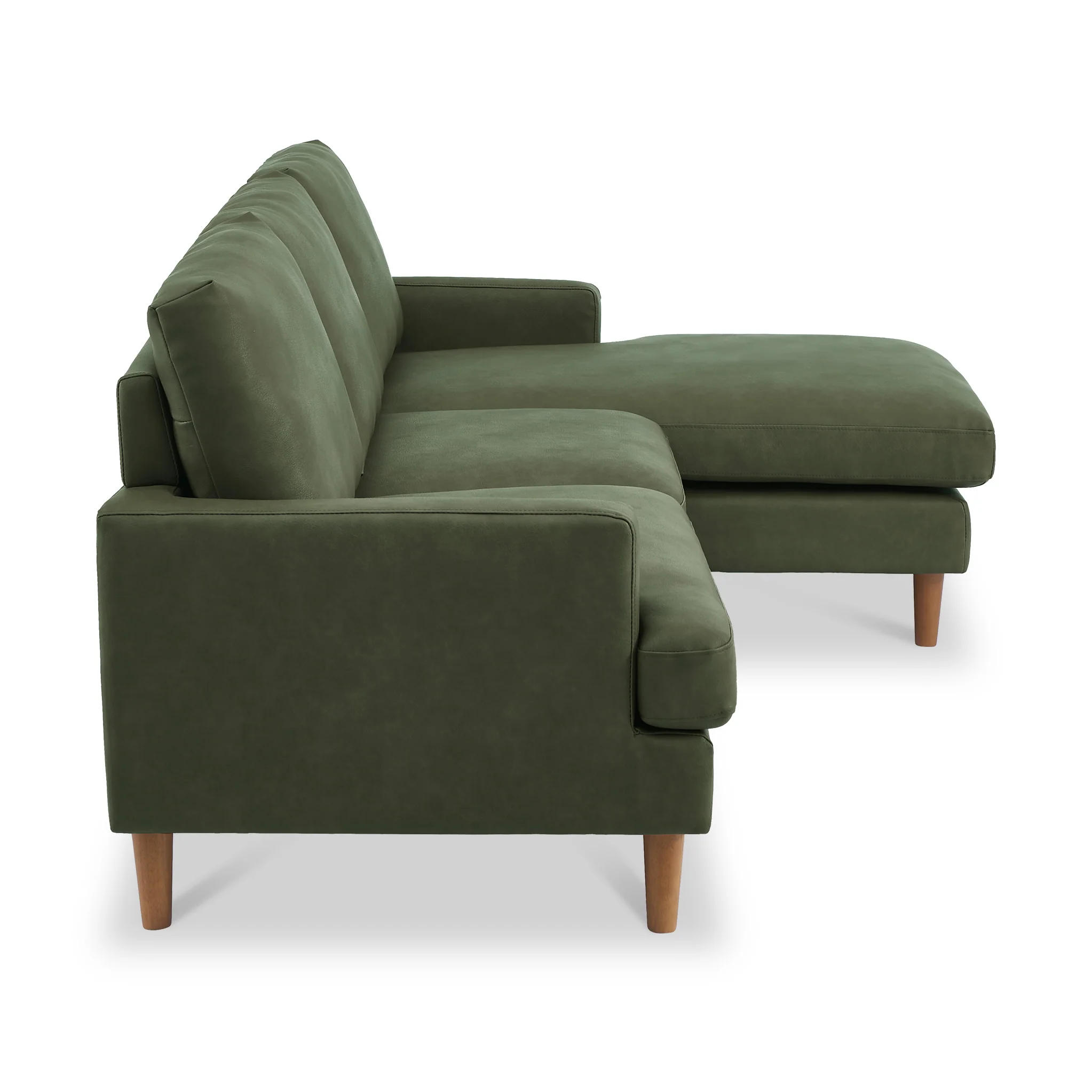 Max Faux Leather Corner Chaise Sofa - Image 20