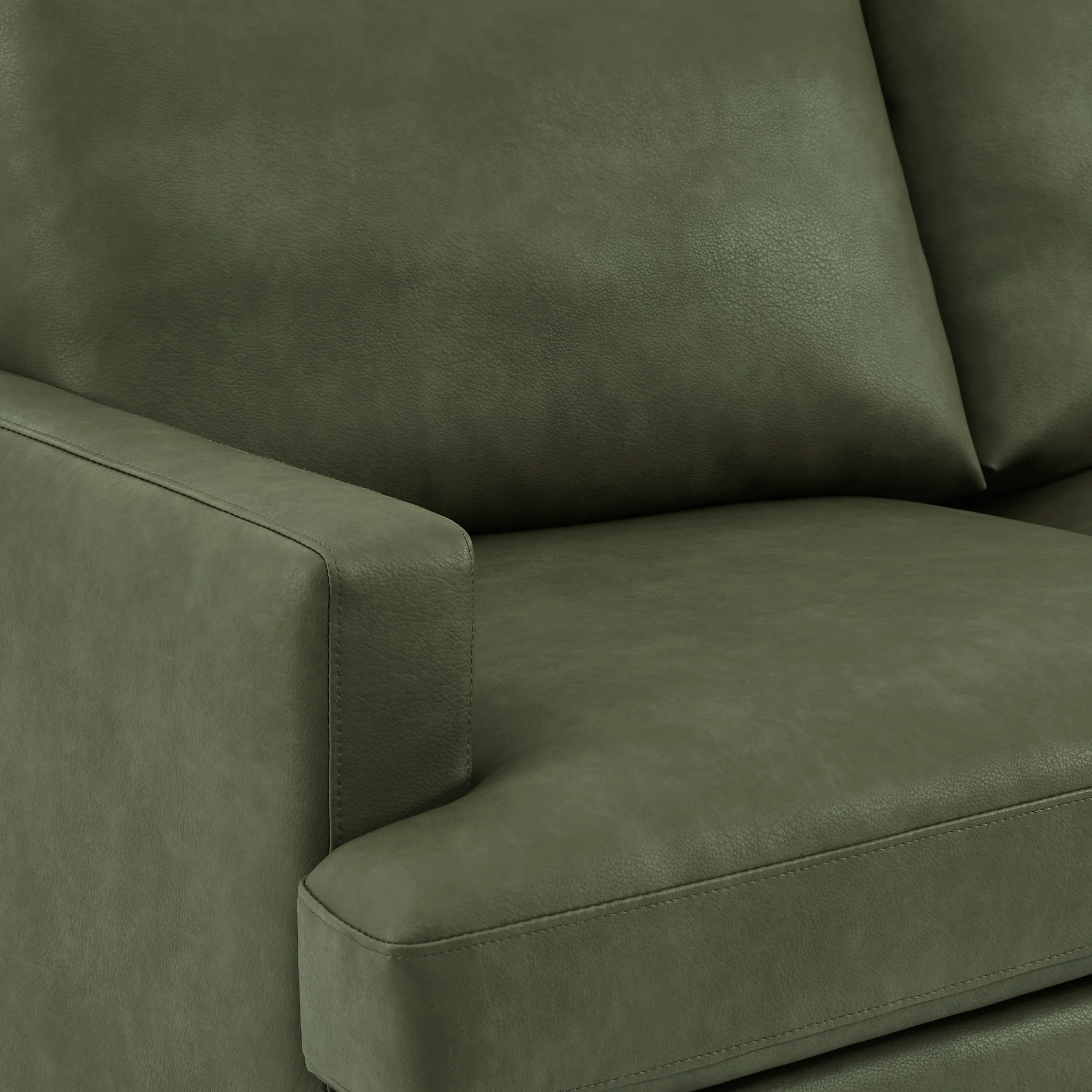 Max Faux Leather Corner Chaise Sofa - Image 22