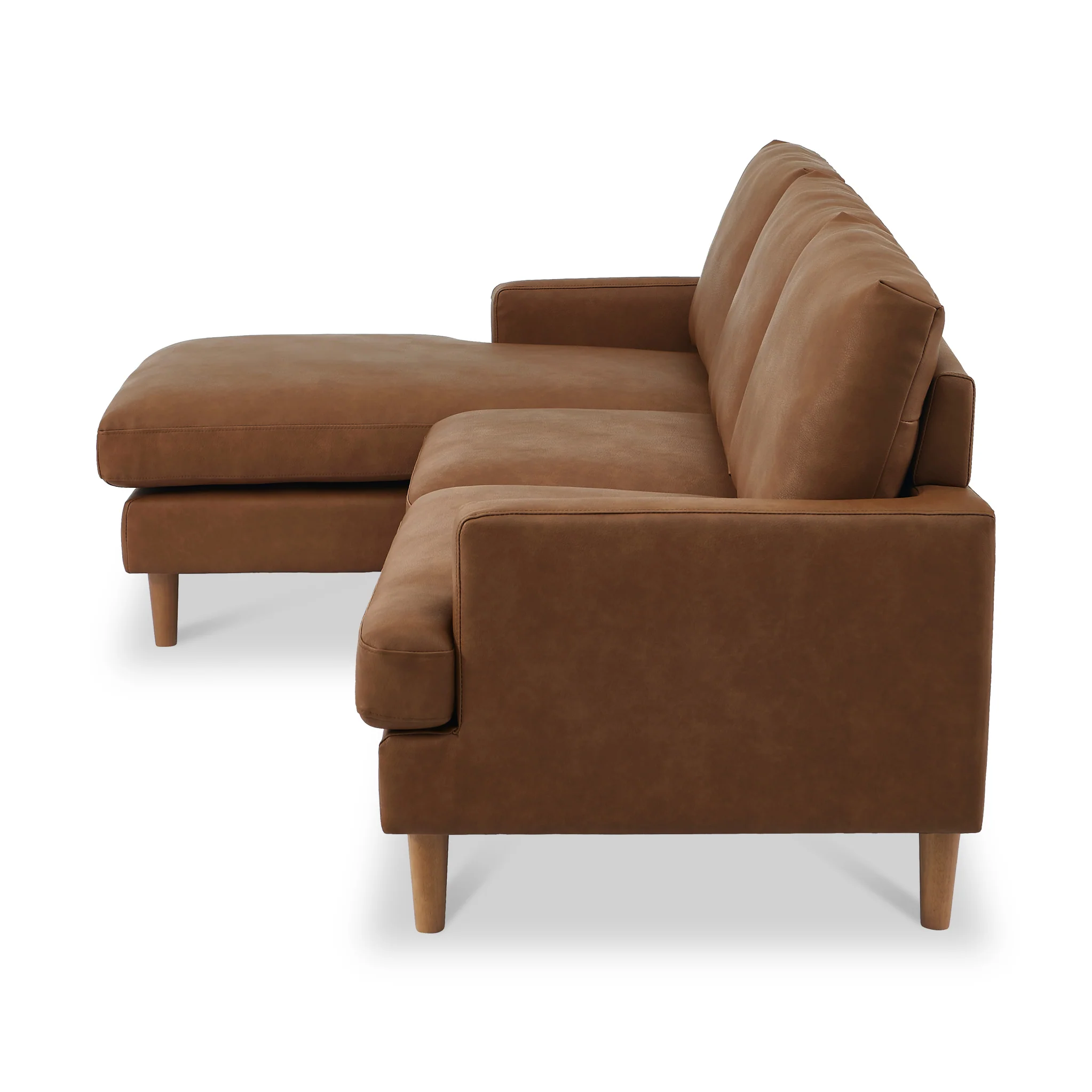 Max Faux Leather Corner Chaise Sofa - Image 28