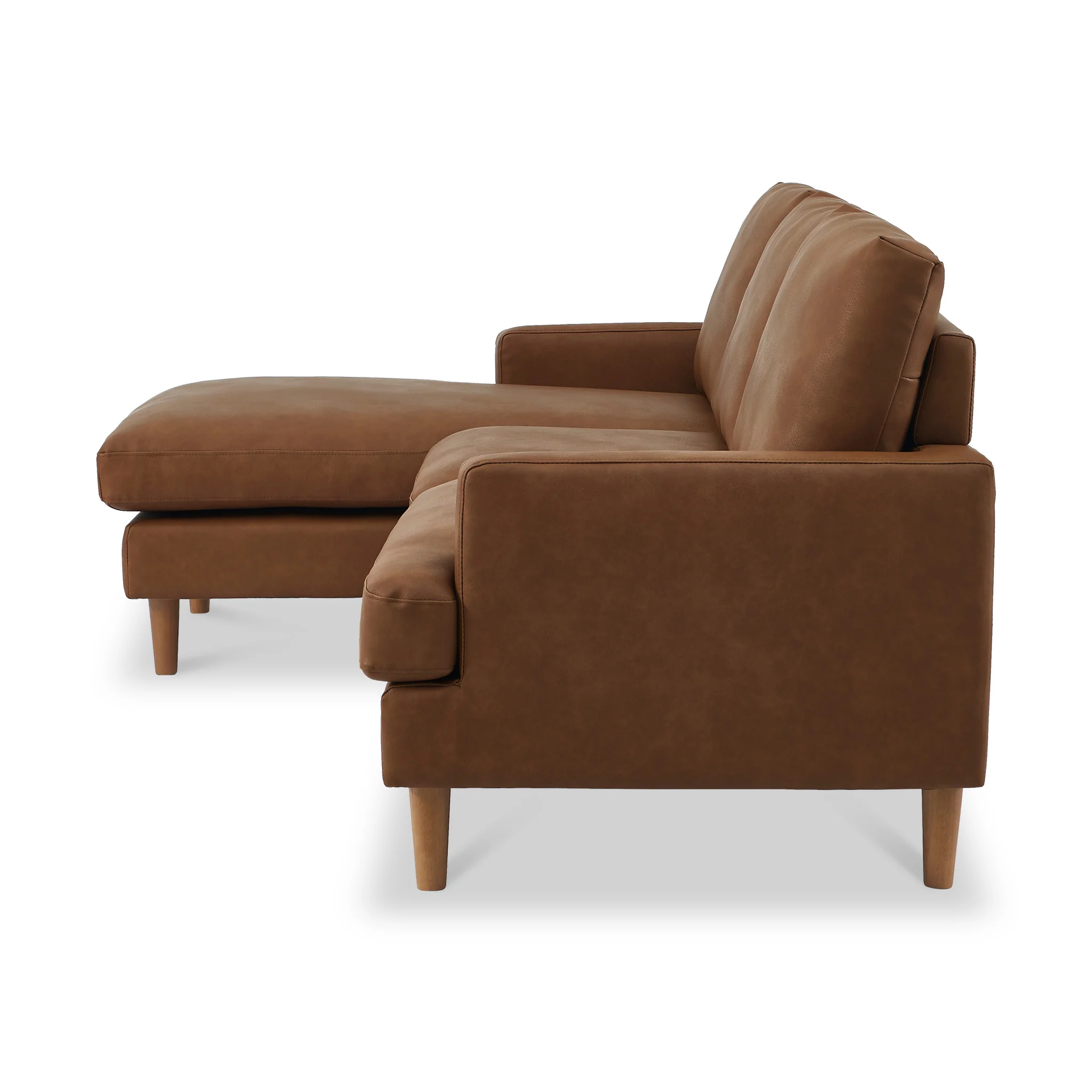 Max Faux Leather Corner Chaise Sofa - Image 29
