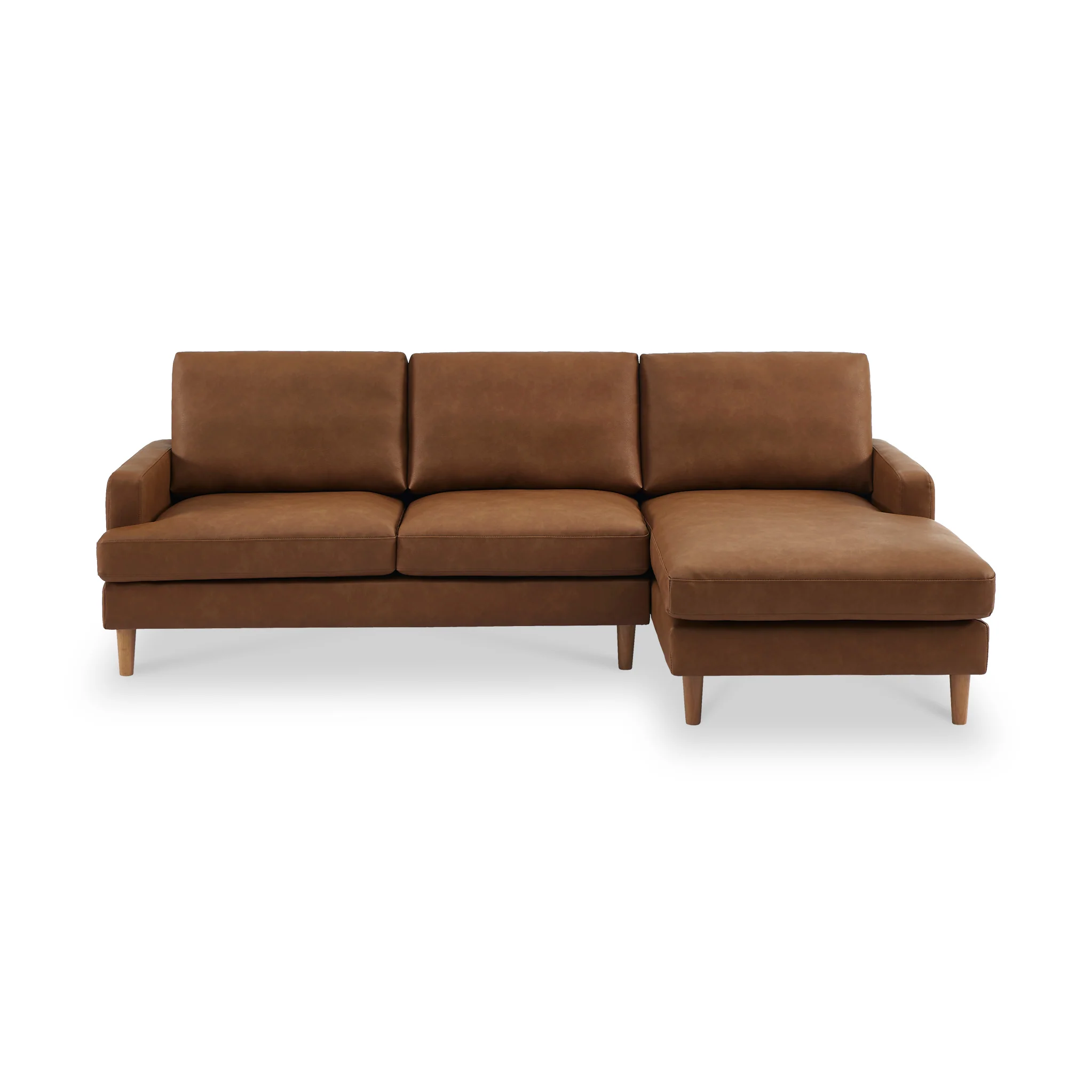 Max Faux Leather Corner Chaise Sofa - Image 30