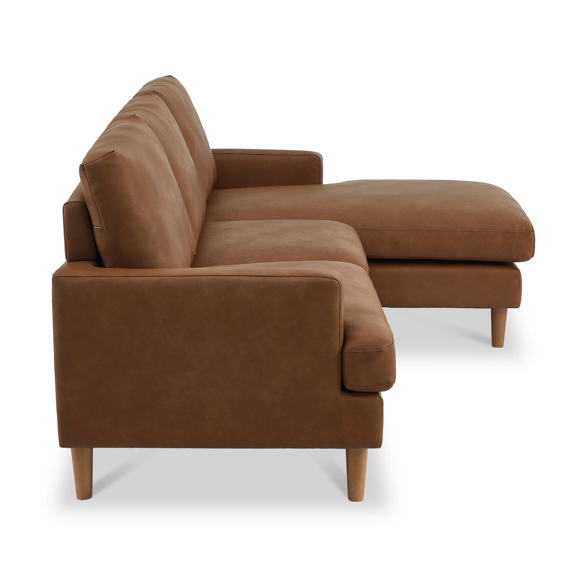 Max Faux Leather Corner Chaise Sofa - Image 32