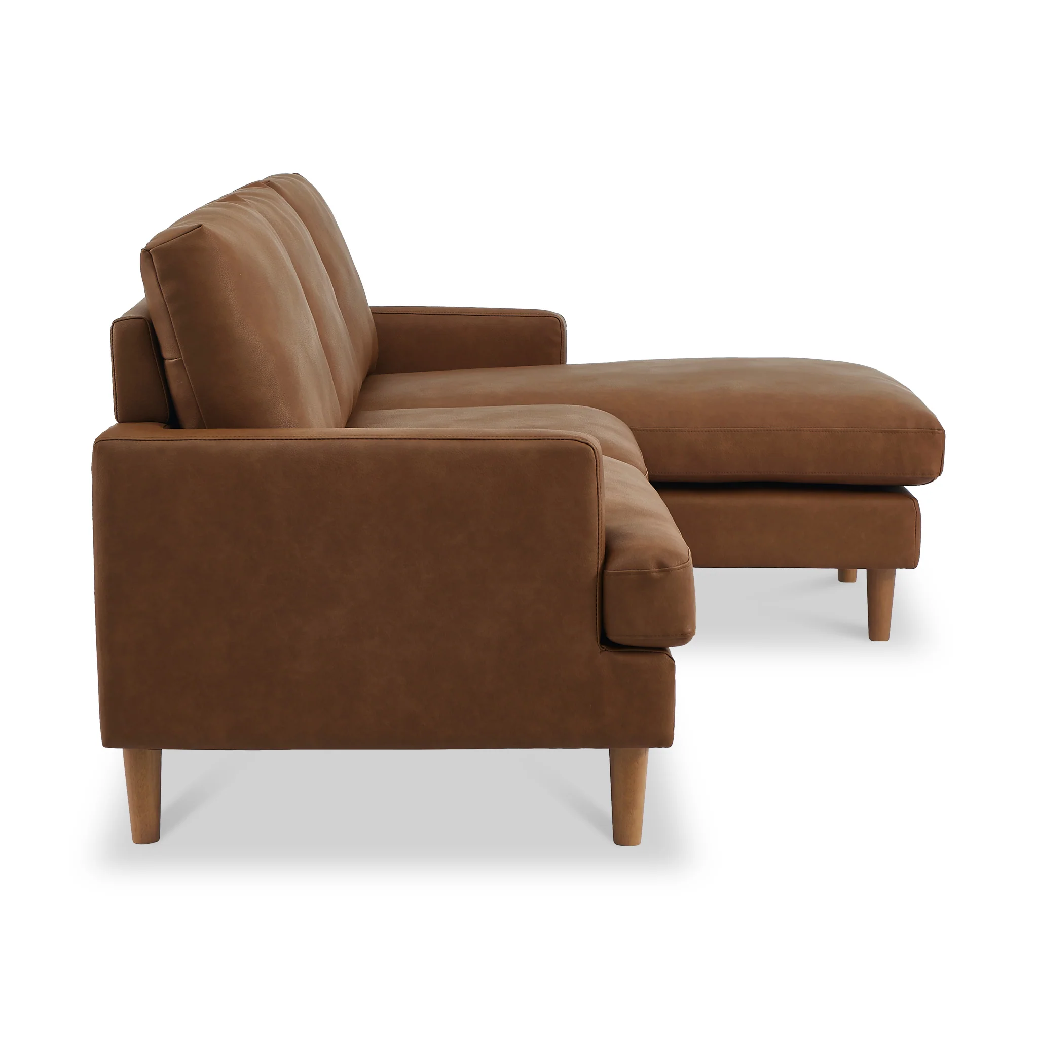 Max Faux Leather Corner Chaise Sofa - Image 33