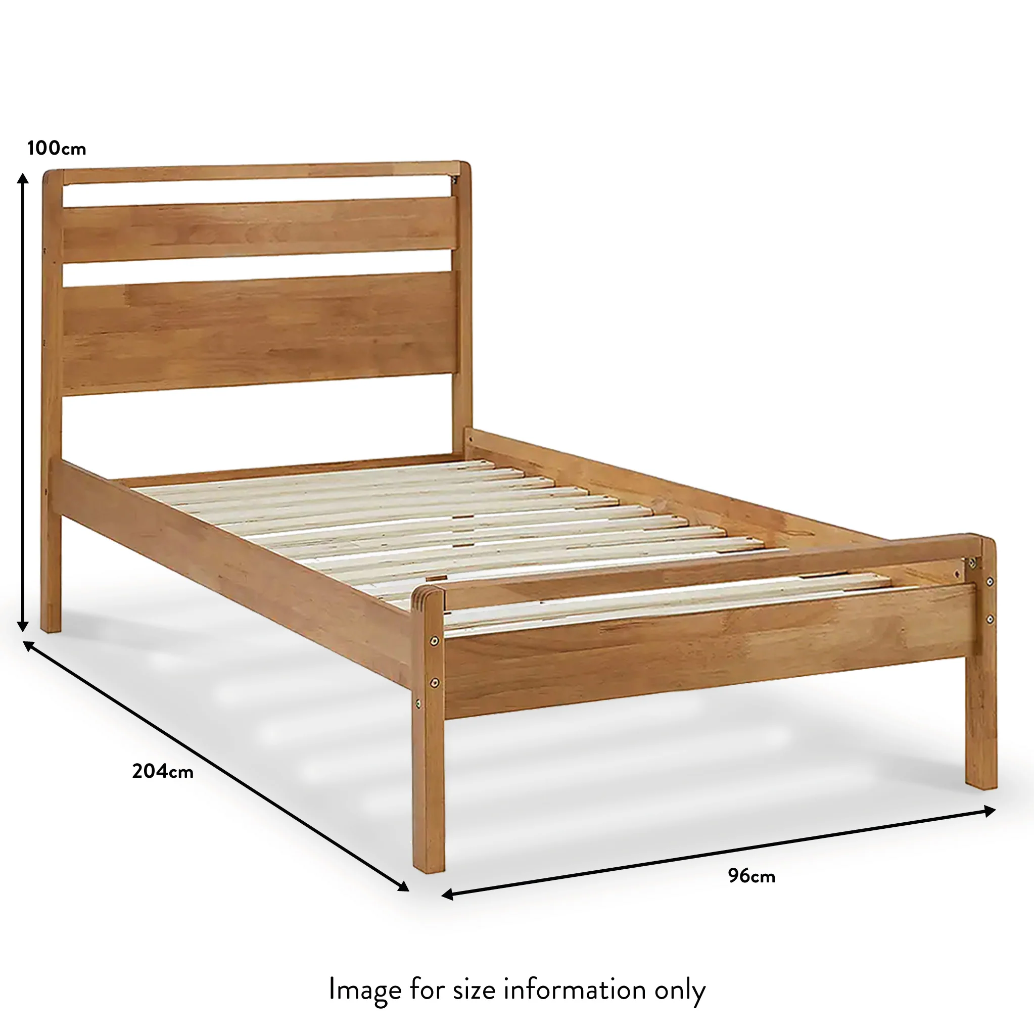 Maxi Oak Bed Frame - Image 8