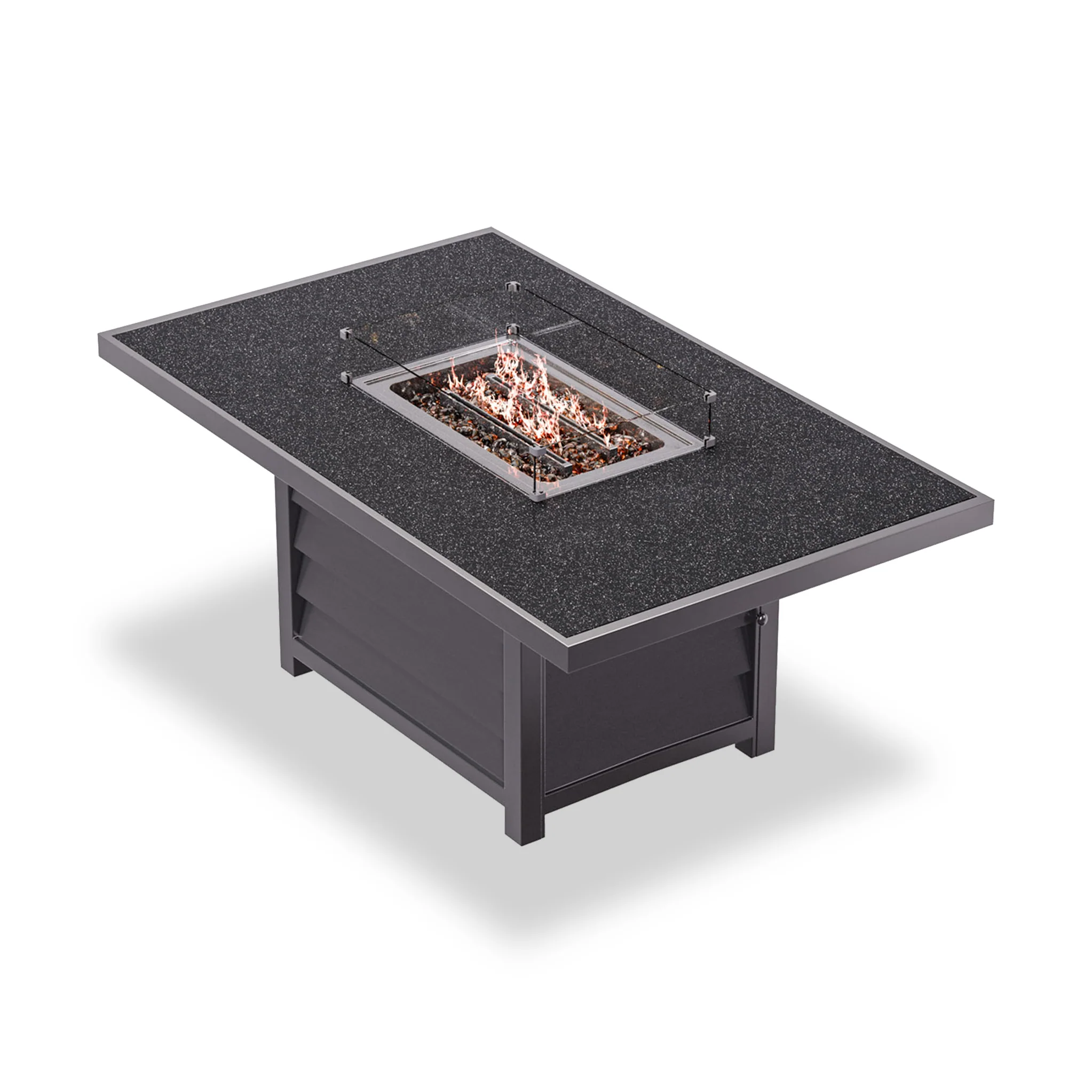 Mayfair 150cm Corner Fire Pit Table Garden Lounge Set - Image 5