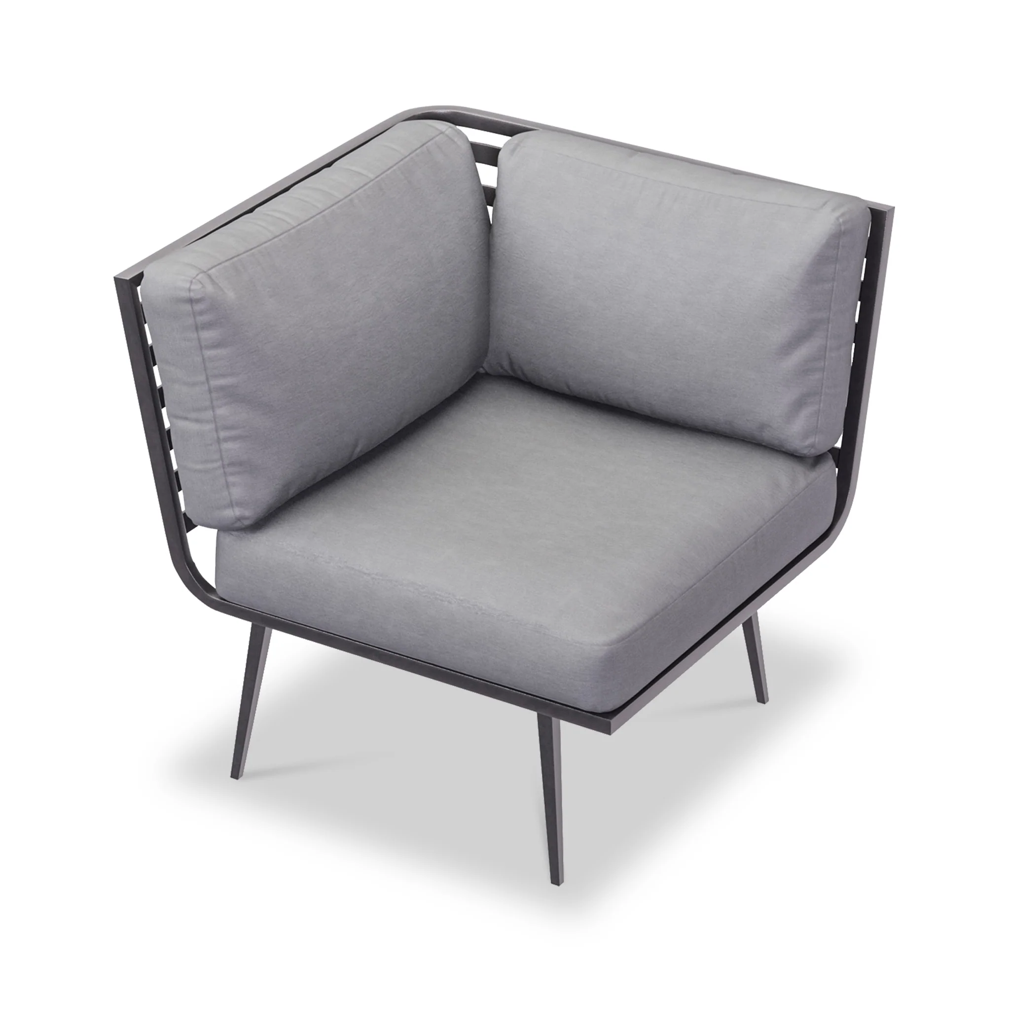 Mayfair 150cm Corner Fire Pit Table Garden Lounge Set - Image 6