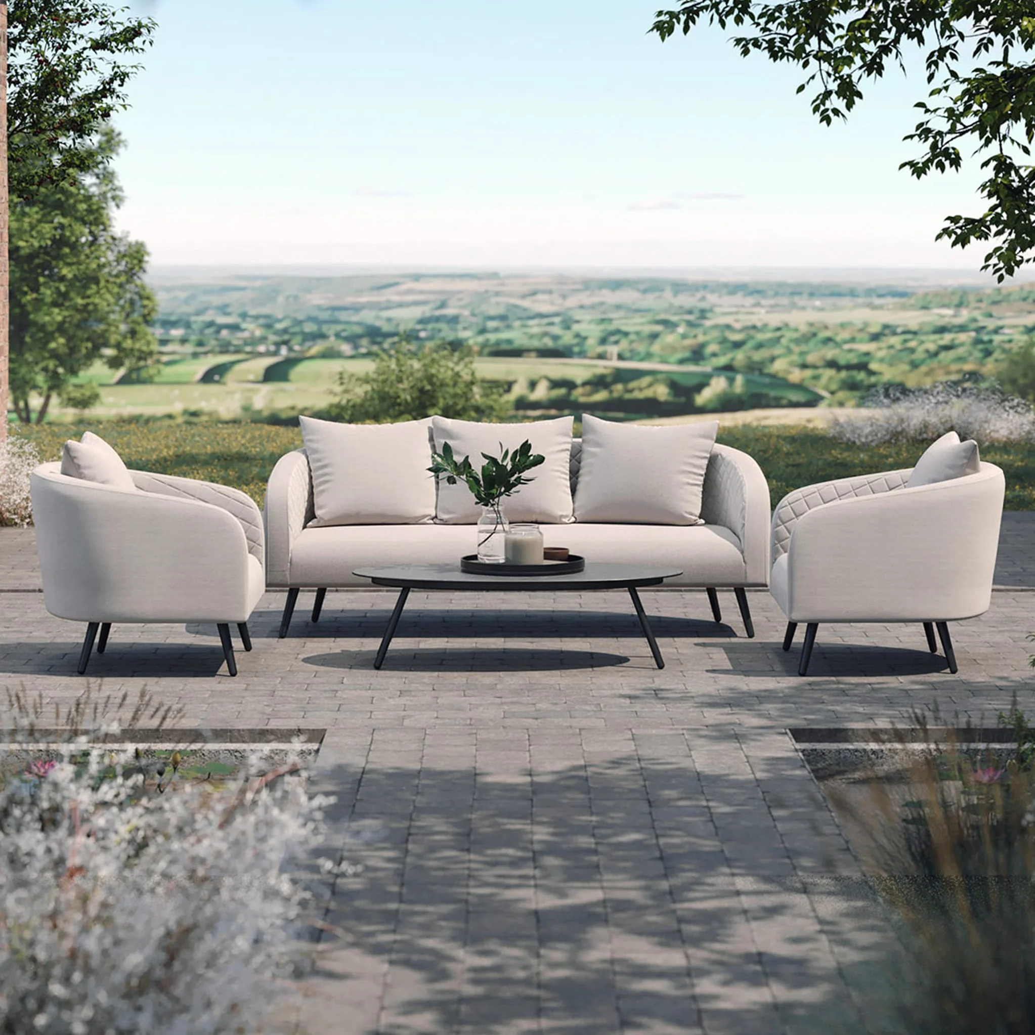Maze Ambition 3 Seat Sofa Set - Image 3