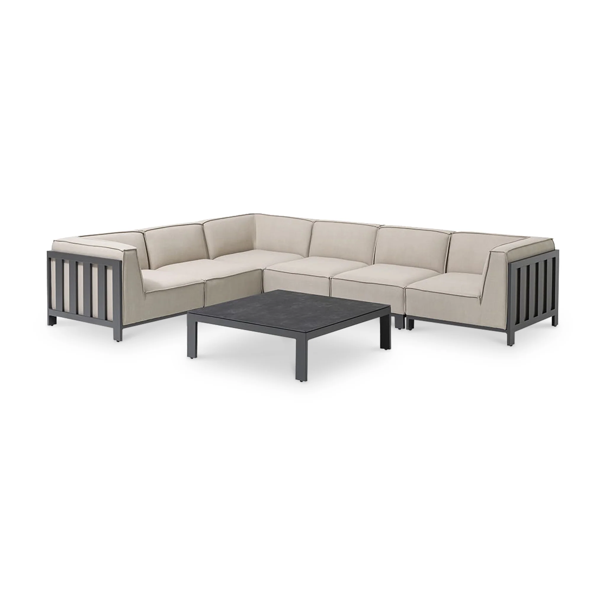 Maze Ibiza Medium Corner Sofa Set With Square Table - Image 2